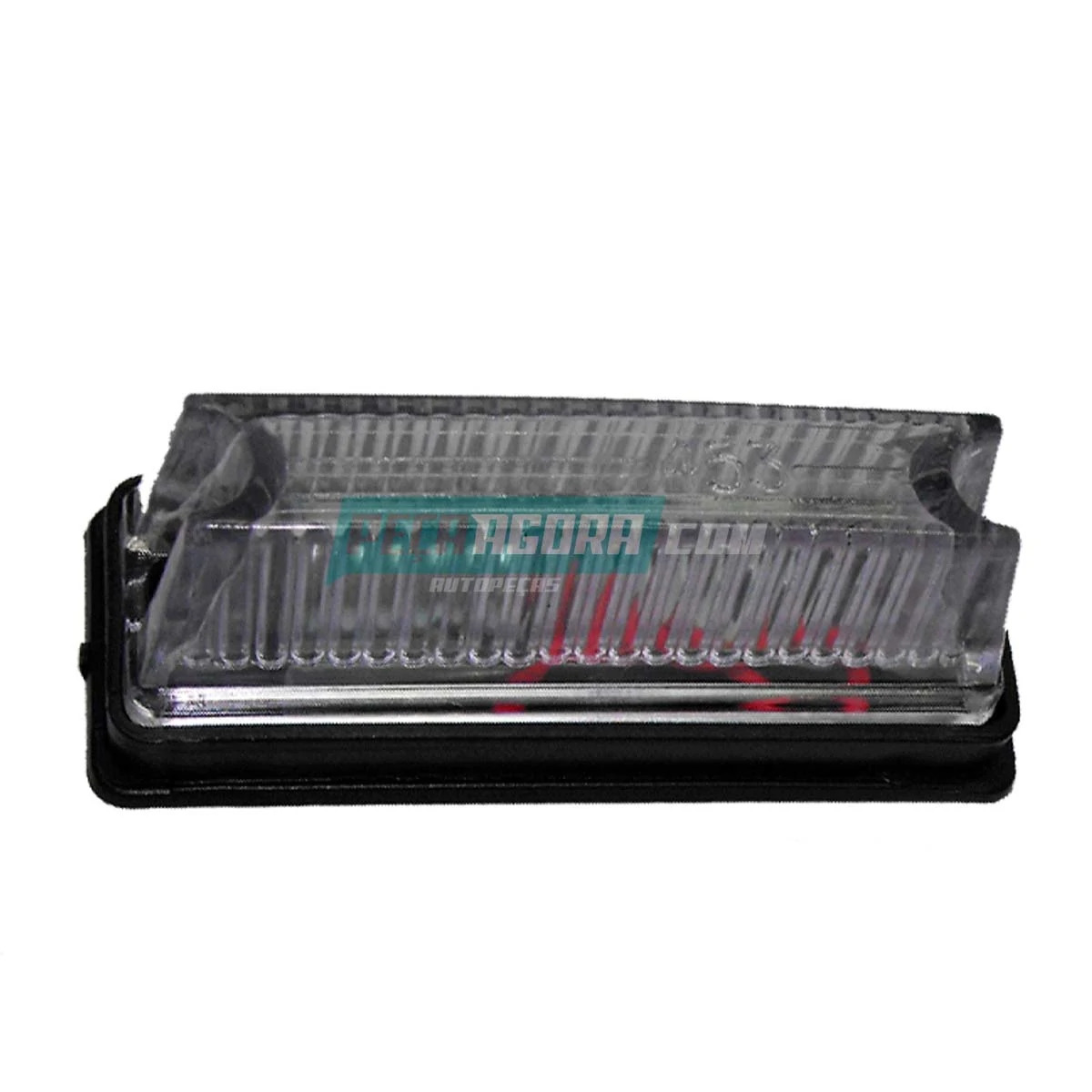 LANTERNA LATERAL CRISTAL RETANGULAR FURGAO BAU CARRETA (452CR-GX364CR)