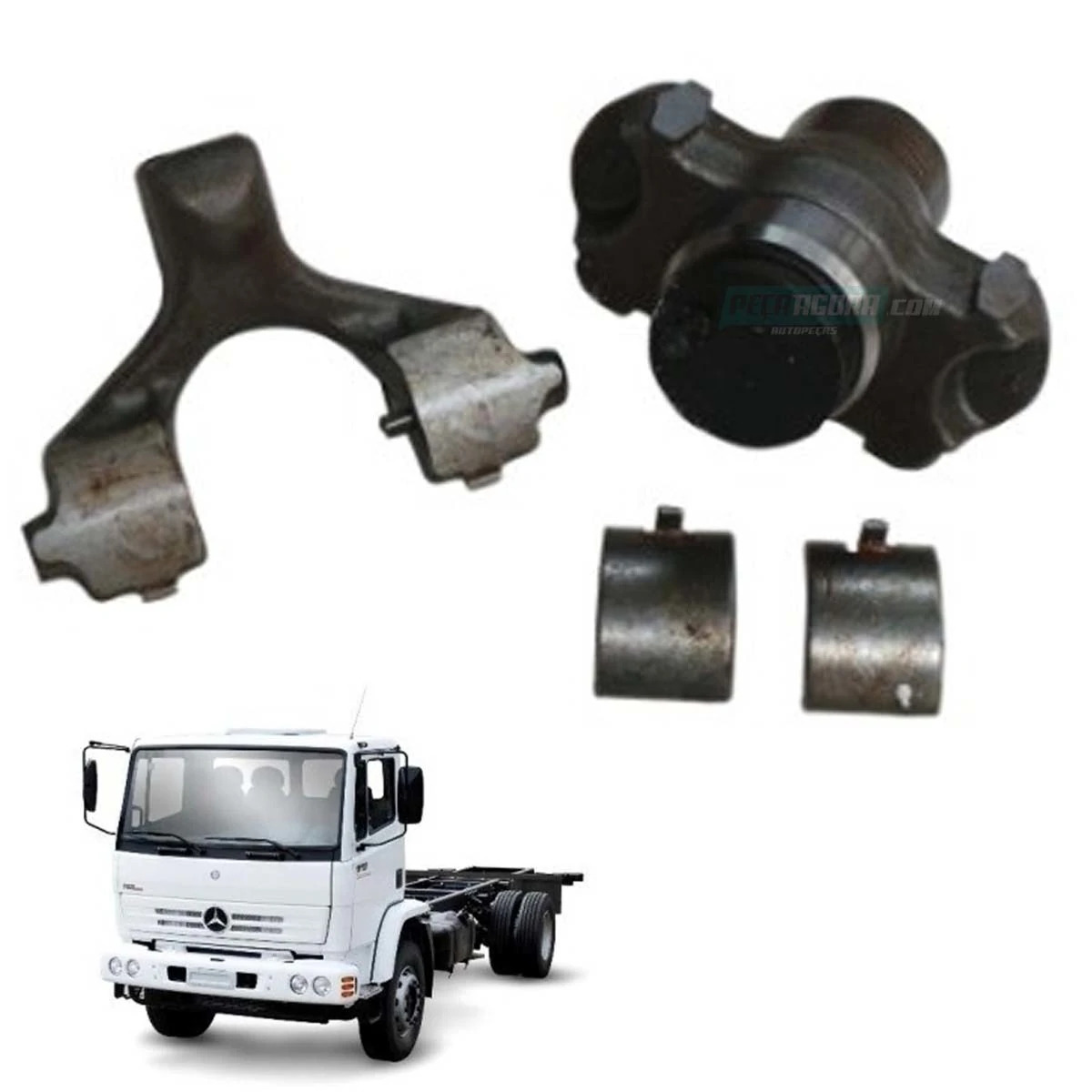 ACIONADOR PINCA FREIO D/T PARCIAL ​MB 712C 914C ONIBUS LO914 LO915 TODOS COM P