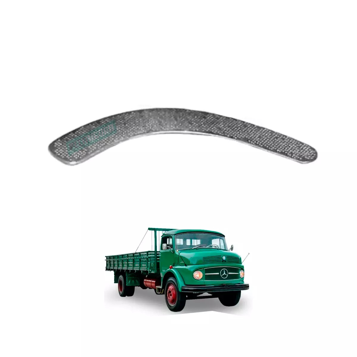 PONTEIRA PARACHOQUE MB 1113 2213 CARA PRETA CHAPA EM FERRO (3318850001-96625)