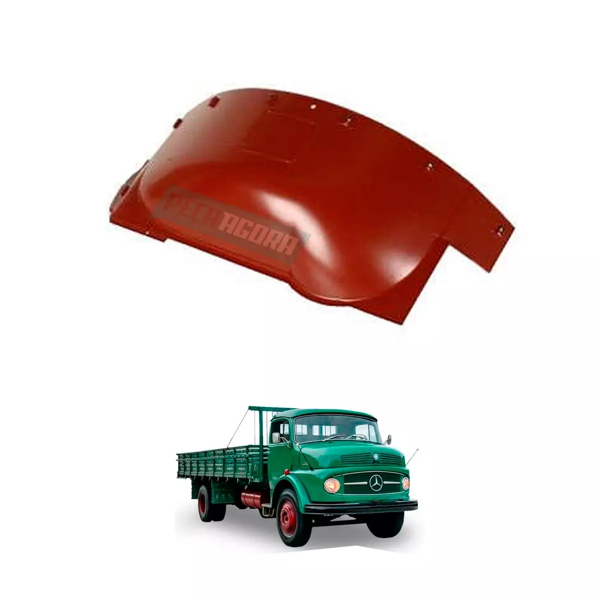 CAIXA DE RODA MB 1113 2213 LD CHAPA EM FERRO (3446207050-96808)