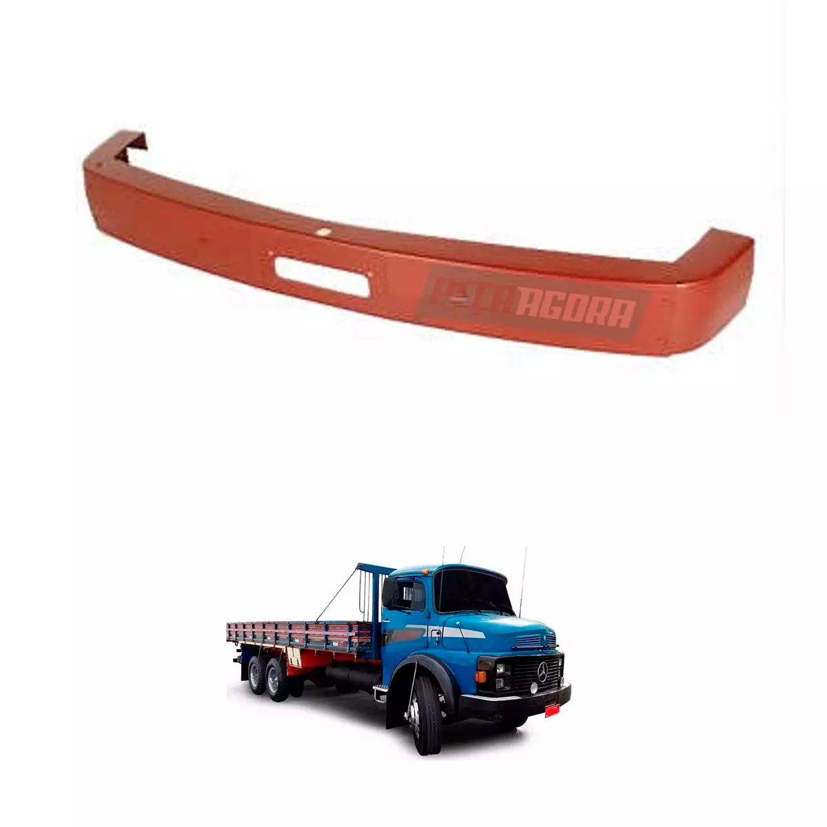 PARACHOQUE DIANTEIRO MERCEDES BENZ 1519/1524/1525 (3318800170.)