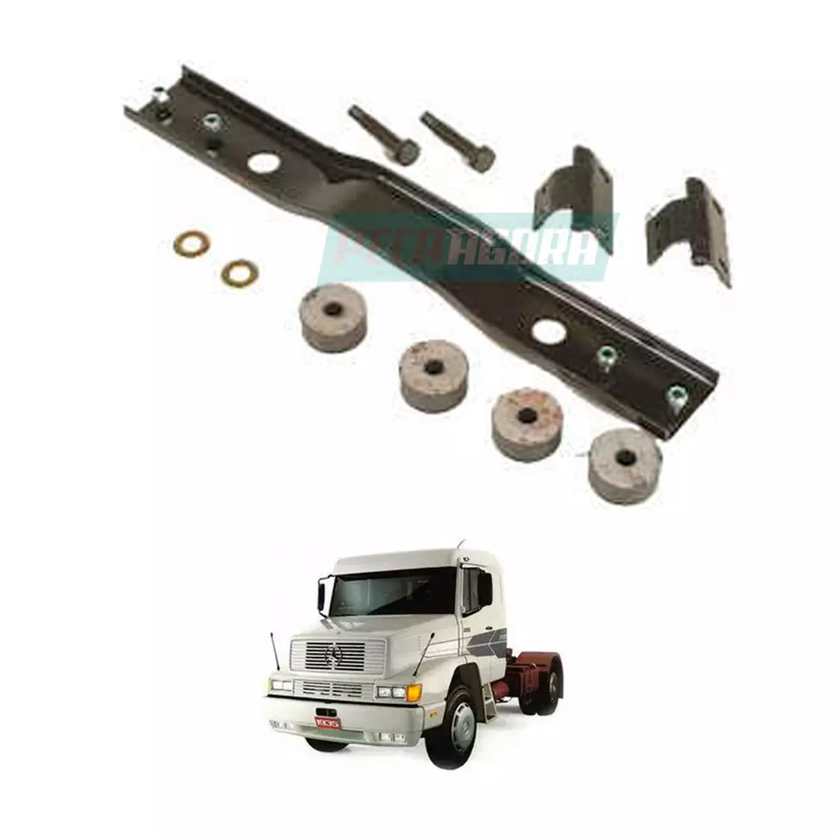 KIT SUPORTE ADAPTACAO CAPO MB 1618 1620 1935 (6968809090-96243)