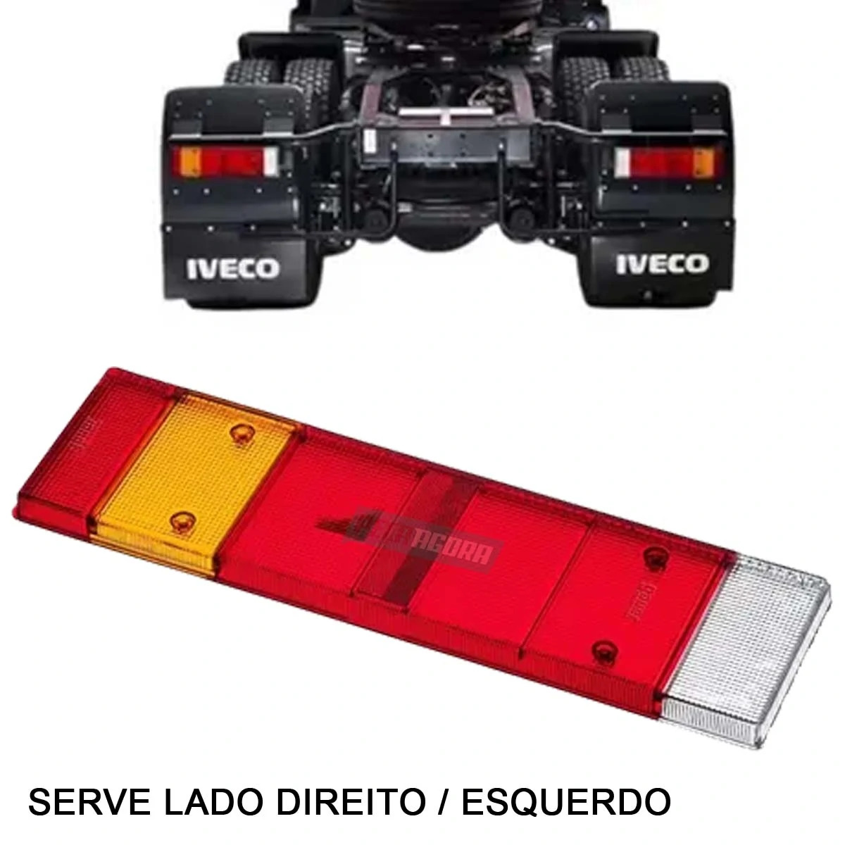 LENTE LANTERNA TRASEIRA ESQ DIR PARA IVECO STRALIS TECTOR DIREITO ESQUERDO (9316