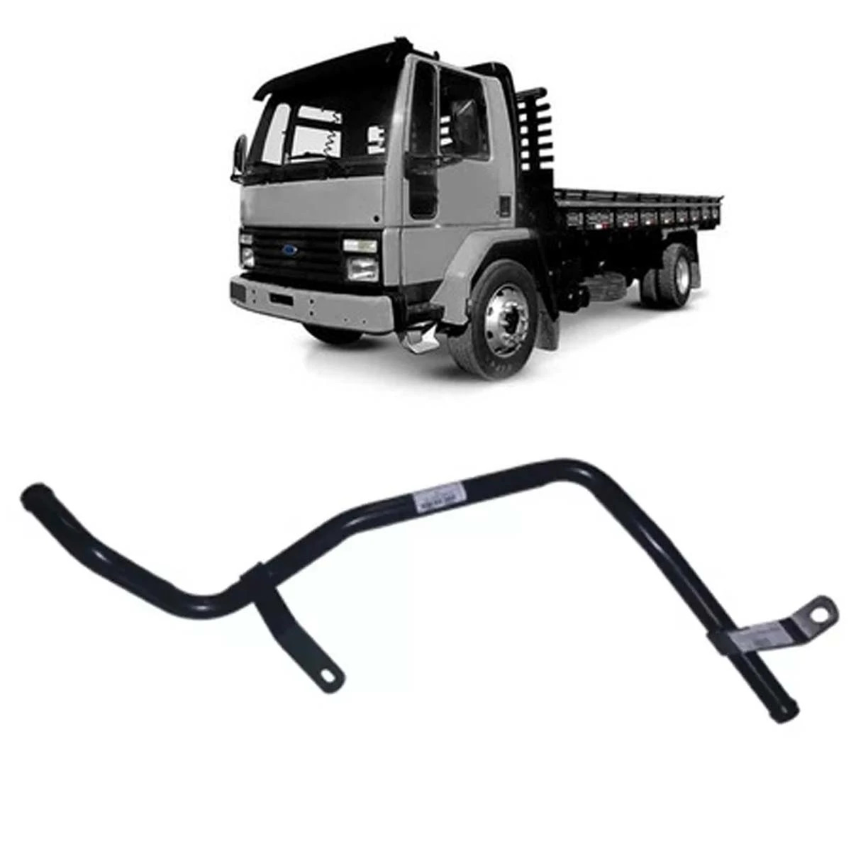 TUBO LIGACAO RESERVATORIO COMPENSACAO BOMBA AGUA FORD CARGO 1215 1415 1617 (TRA1