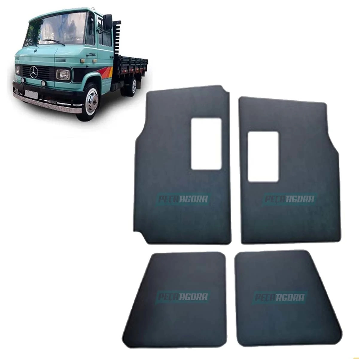 RODAPE PEDALEIRA MB 608 4 PECAS (M412023)