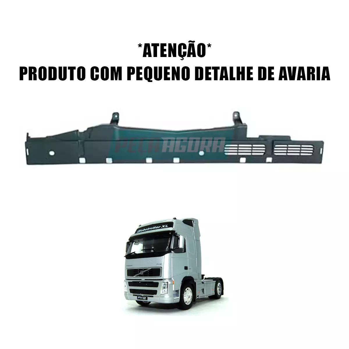 ACABAMENTO PARABRISA VOLVO FH12 94 ATE 03 *PRODUTO COM PEQUENO DETALHE DE AVARIA