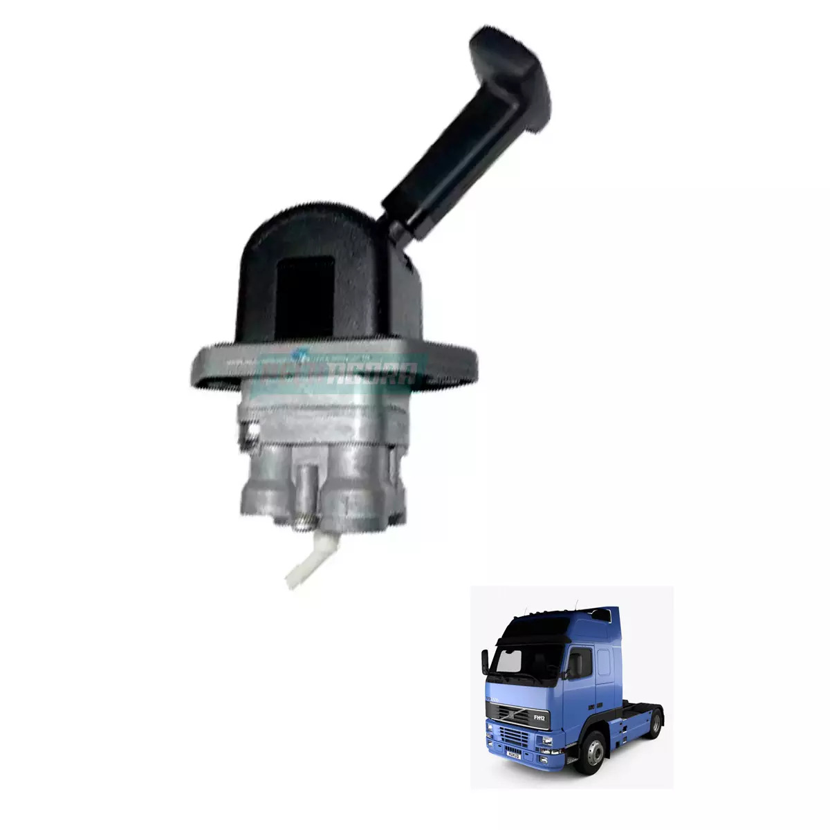 MANECO VALVULA FREIO MAO VOLVO FH12 2 SAIDAS 16MM (1078958-1628144)