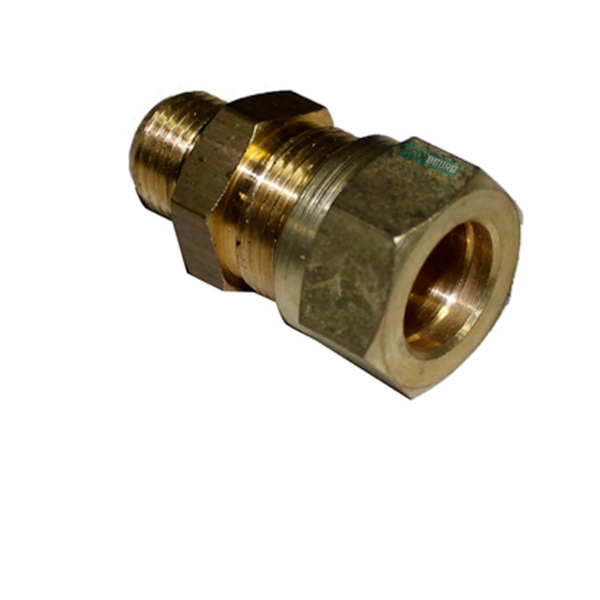CONECTOR M16X1,5 X 16MM TUBO COM PORCA E ANILHA (1235M)