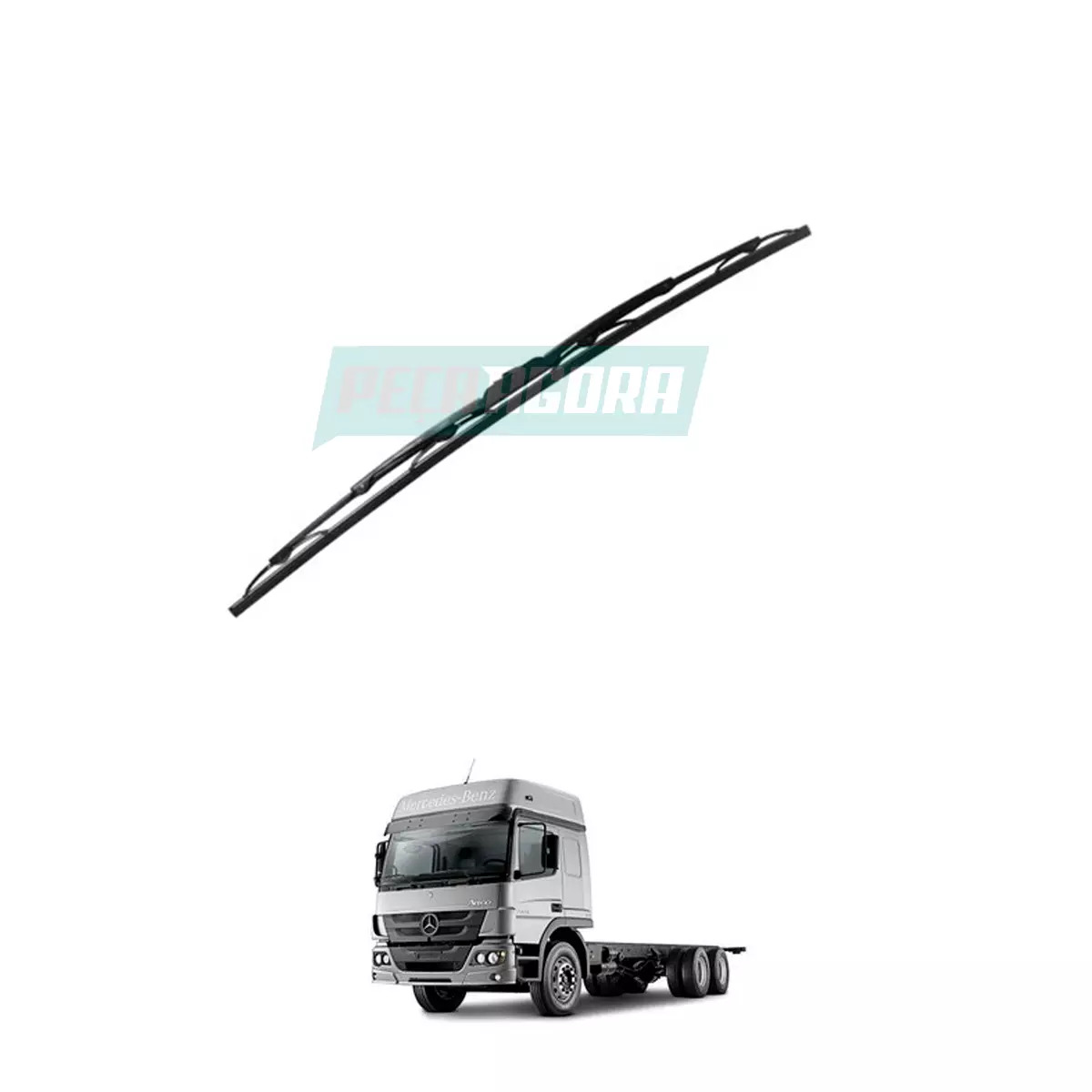 PALHETA LIMPADOR 26 POL UNITARIO GANCHO MERCEDES ATEGO 1315 AXOR 1938  FORD CARG