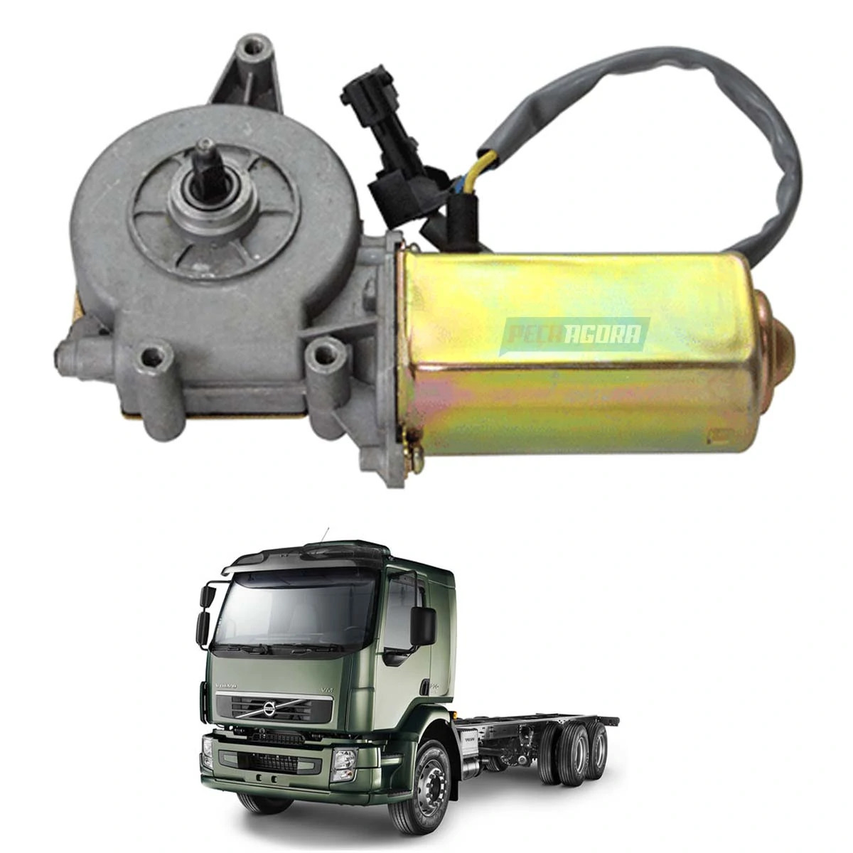 MOTOR VIDRO ELETRICO ESQUERDO VOLVO VM (24425128L-L0202011)