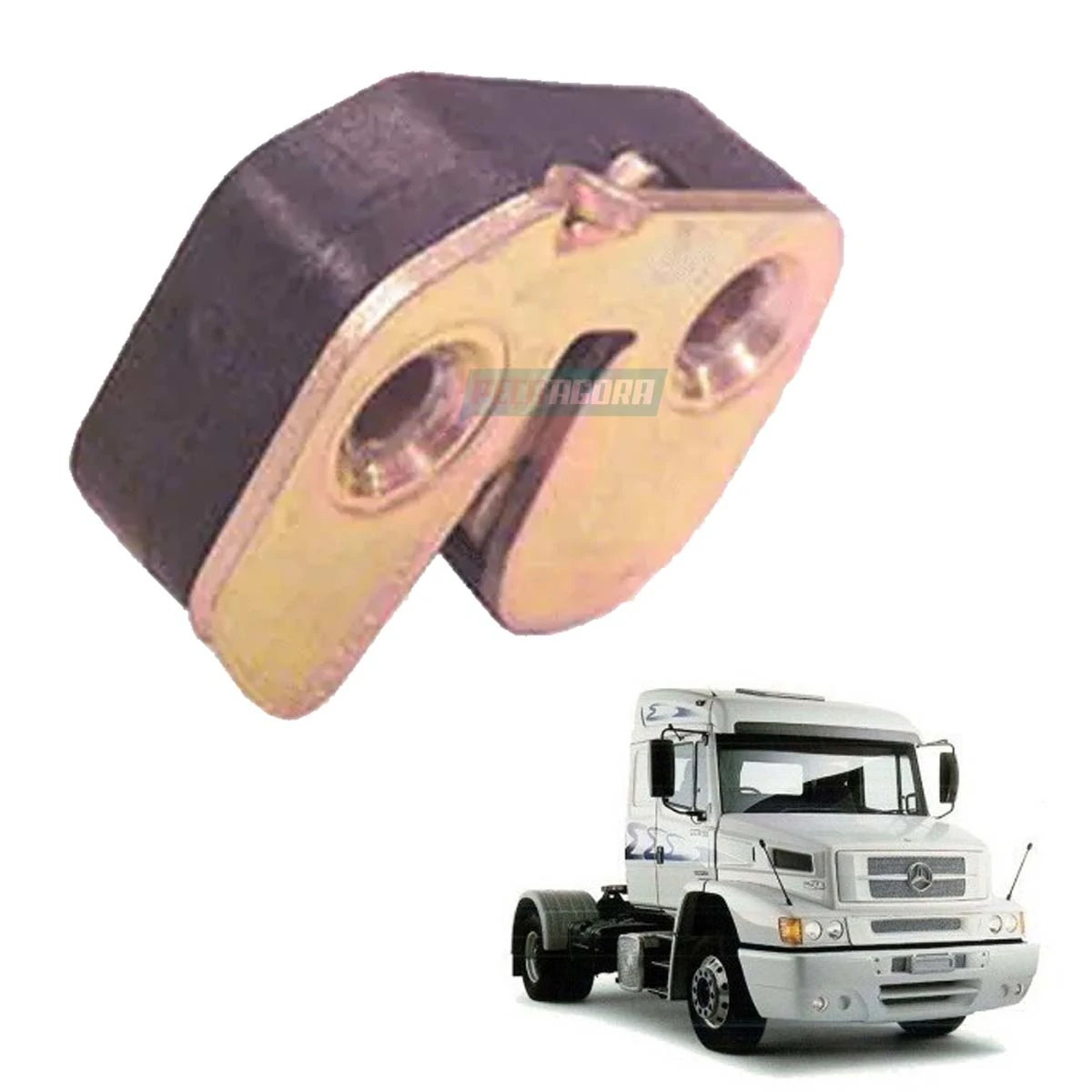 FECHADURA EXTERNA PORTA MB 1938 L709 909 1418 2325 (6887207235A)