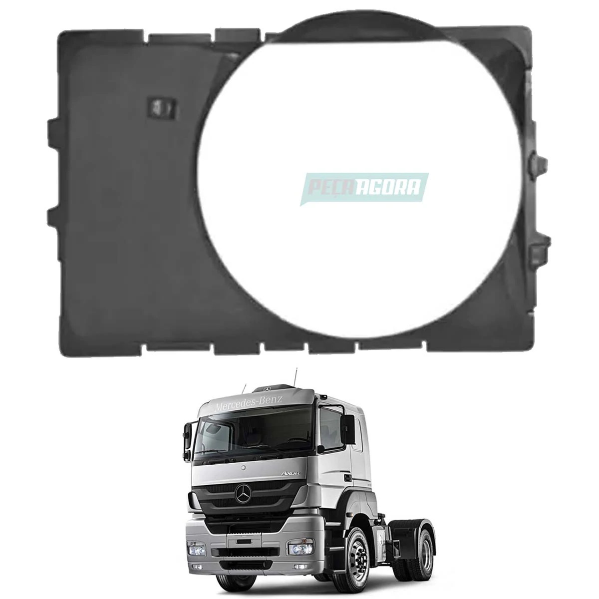 DEFLETOR RADIADOR MB AXOR 2035 2040 2044 2640 2644 2535 2540 3340 3344 4140 4144