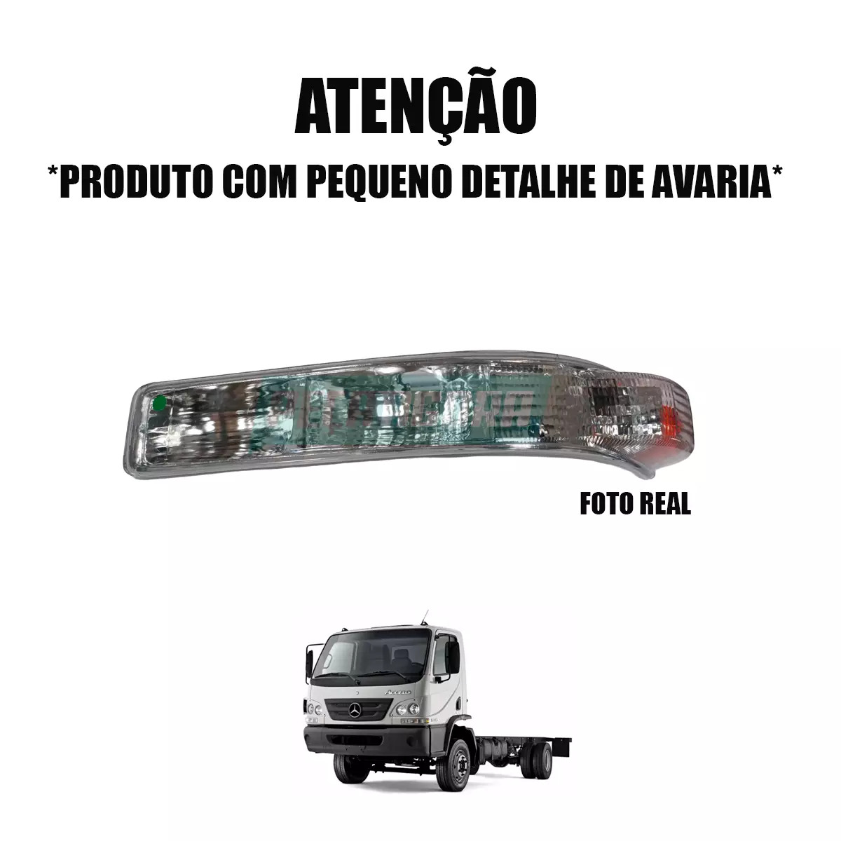 LANTERNA SETA DIANTEIRA LE MB ACCELO SEM SOQUETE *PRODUTO COM PEQUENO DETALHE DE