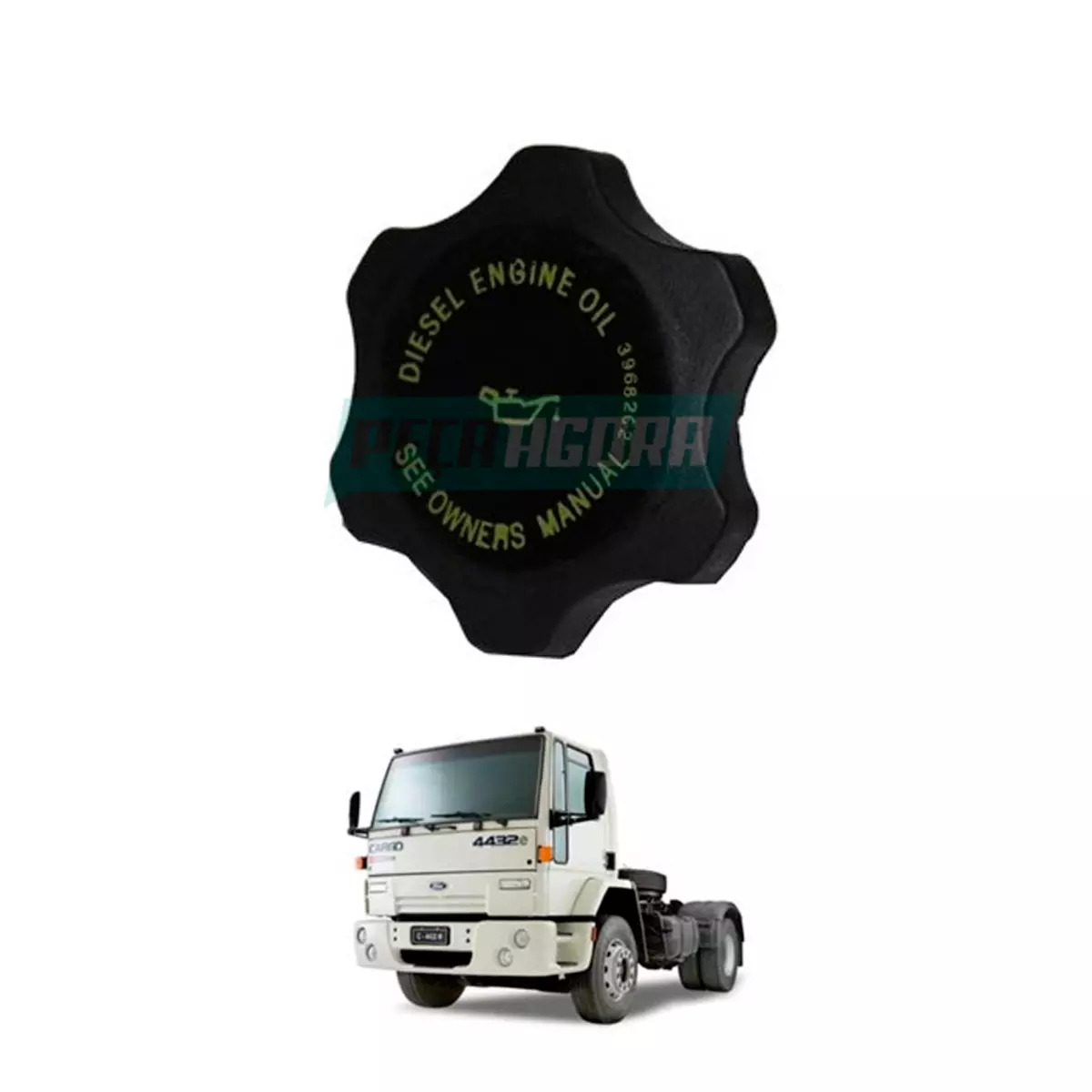 TAMPA ENCHIMENTO OLEO MOTOR CUMMINS ISC ISB FORD 4432E 4532E 1832E 6332E 2632E 2