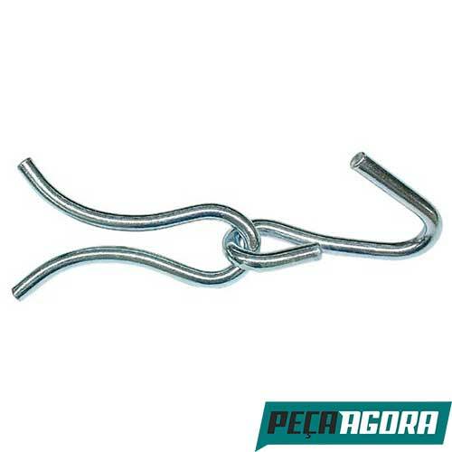 GANCHO LOTH PARA REDE CHUMBAR ZINCADO 45064 (15894CC)