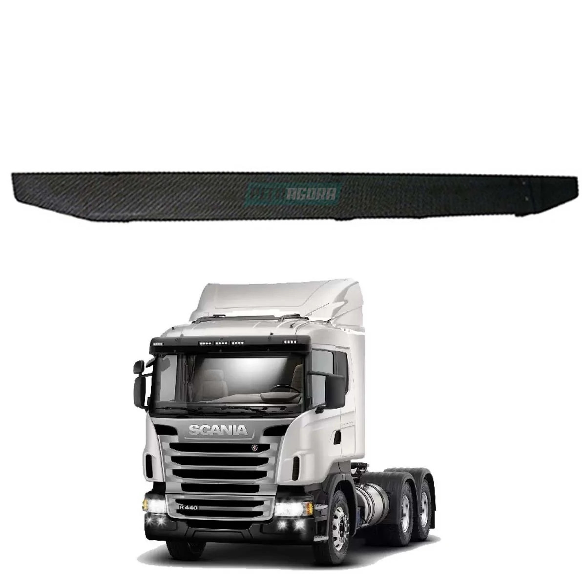 GRADE SUPERIOR PAINEL FRONTAL PARA SCANIA SERIE 5 APOS 2010 CABINE G R (1870592.