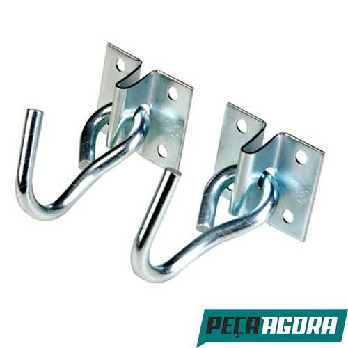 GANCHO SILVANA PARA REDE PARAFUSAR 91150 PACOTE C/ 12 (17512CC)