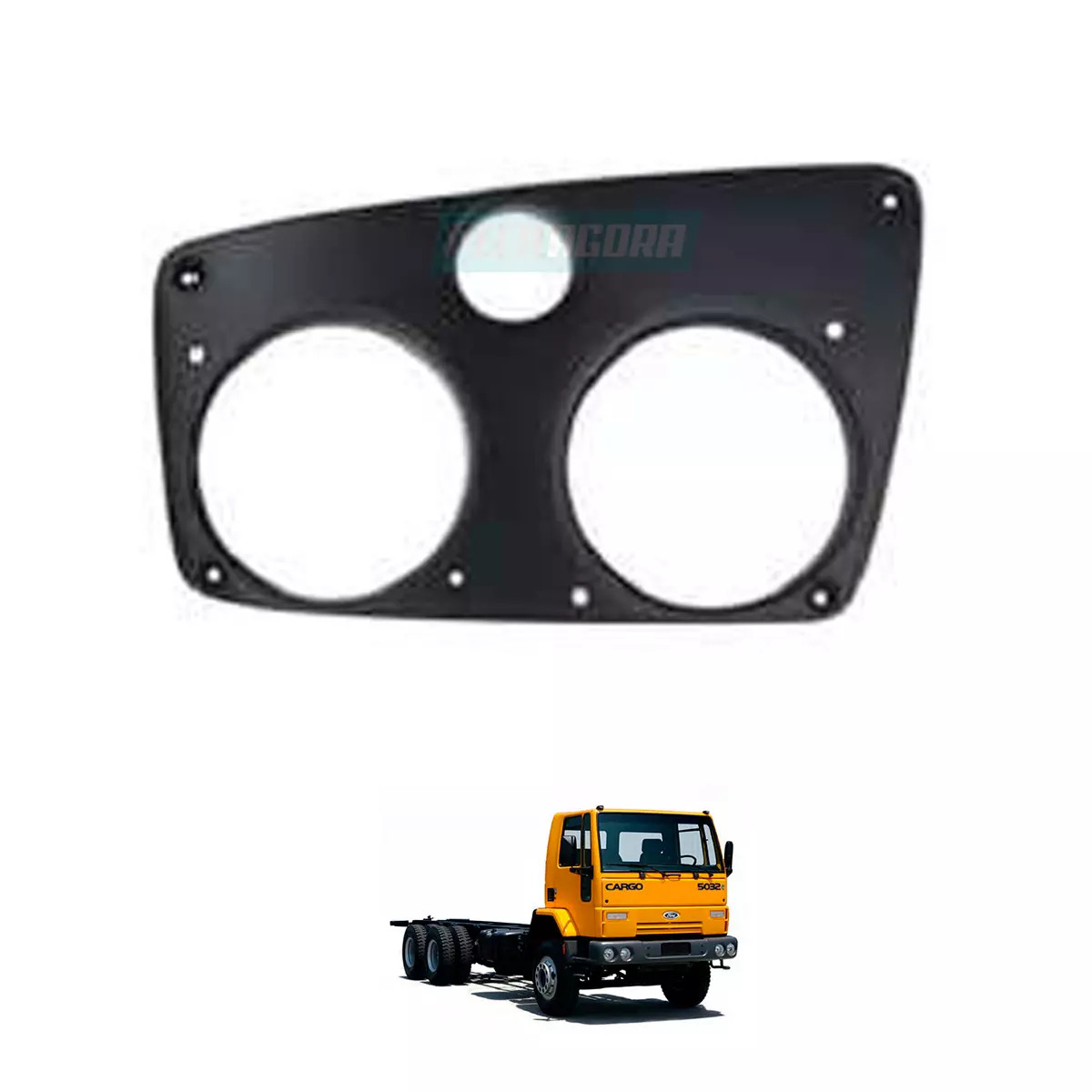 MOLDURA FAROL FORD CARGO 2623 DIREITO ABS (459082])