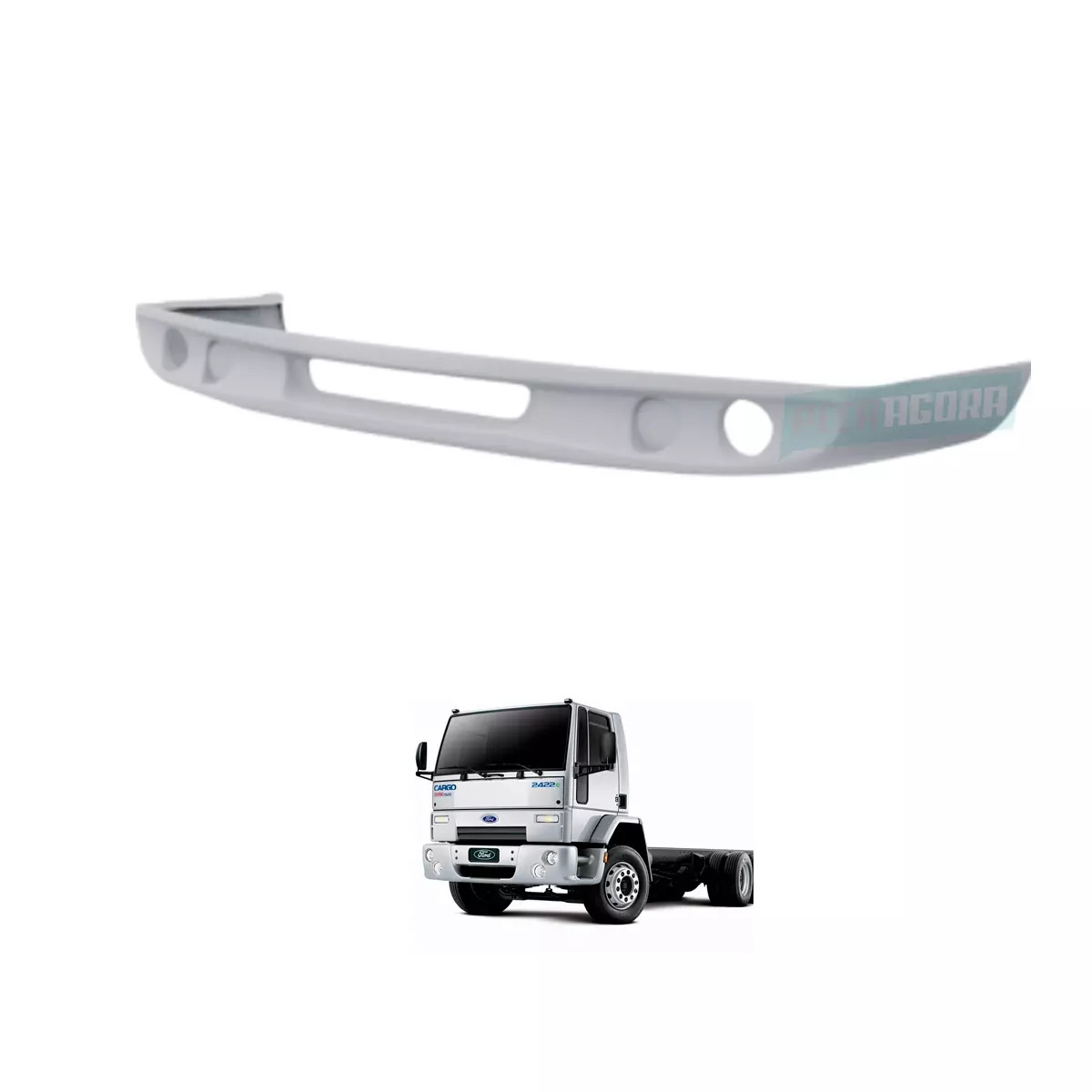SPOILER FORD CARGO 2422 PRIMER (0124-6500)