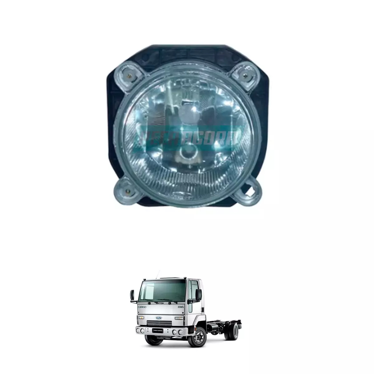 FAROL LUZ ALTA LD FORD CARGO 2011 EM DIANTE (BC4513D268AB.,)