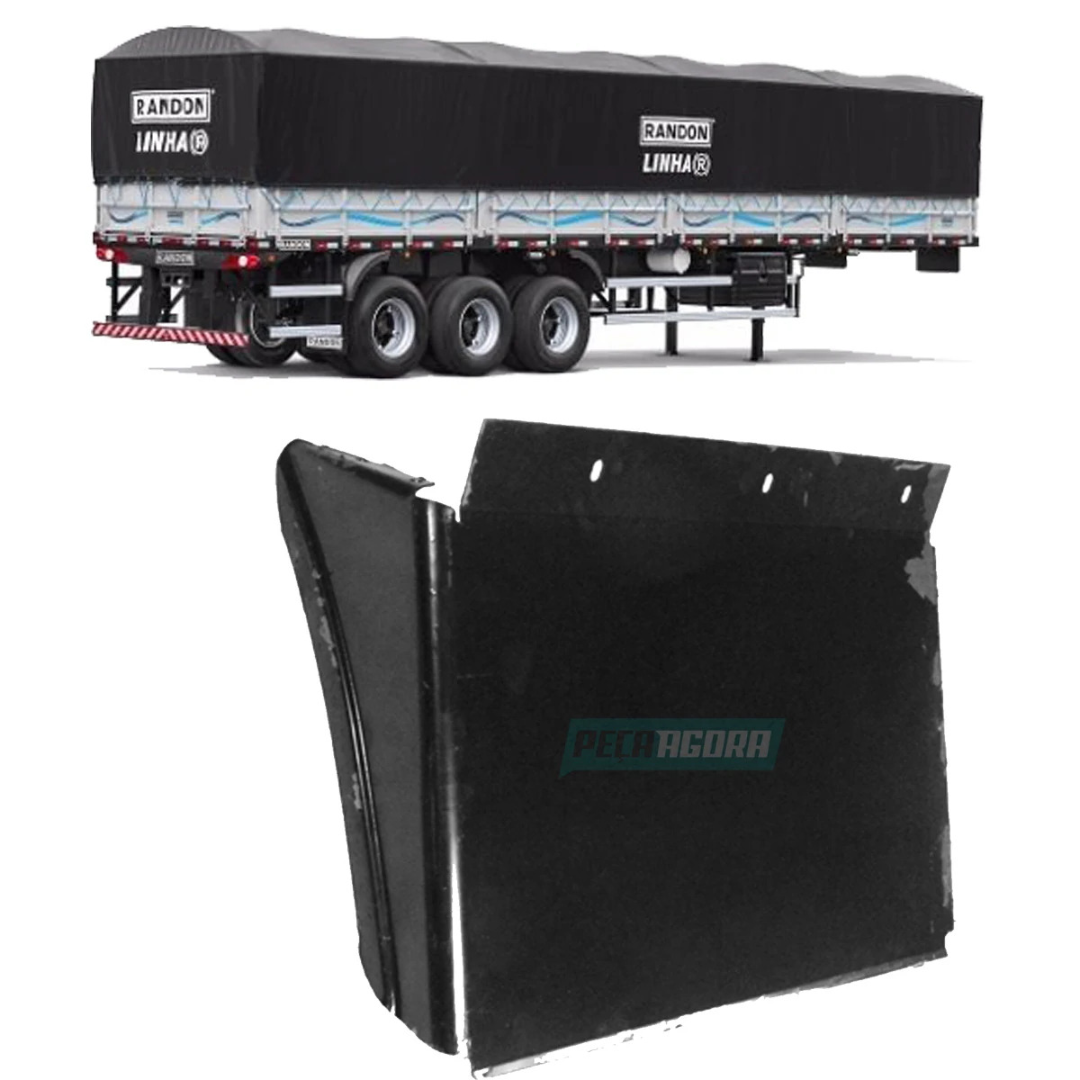 PARALAMA CHAPA RANDON DIANTEIRO DIR CARRETAS RANDON (313007914-SP071D)