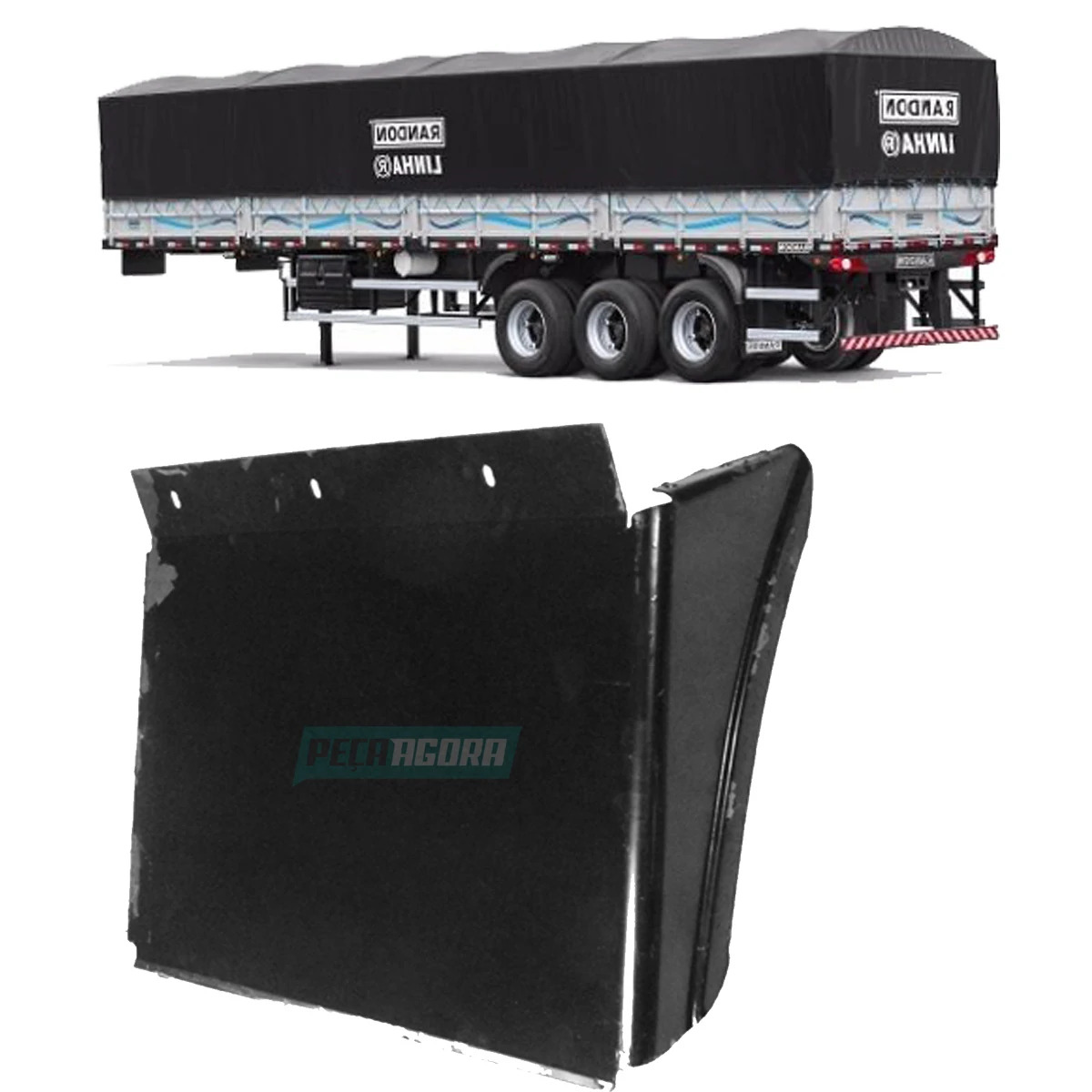 PARALAMA CHAPA RANDON DIANTEIRO ESQ CARRETAS RANDON (313007913-SP071E)