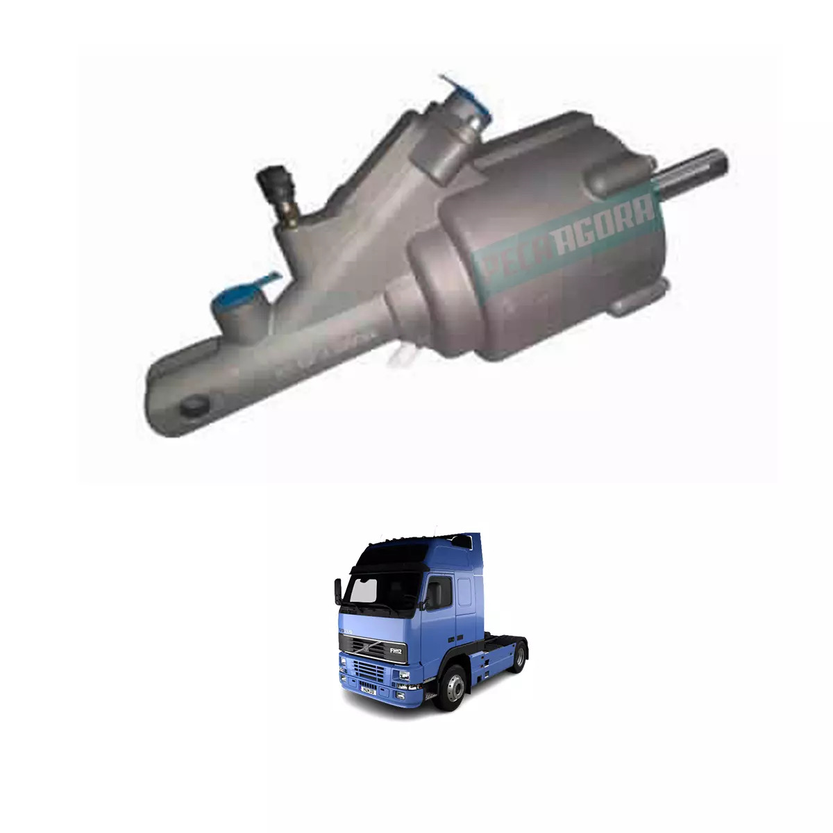 SERVO EMBREAGEM VOLVO FH12 FM12 NH12 NL12 TODOS COM CAMBIO ZF  (1069205_)