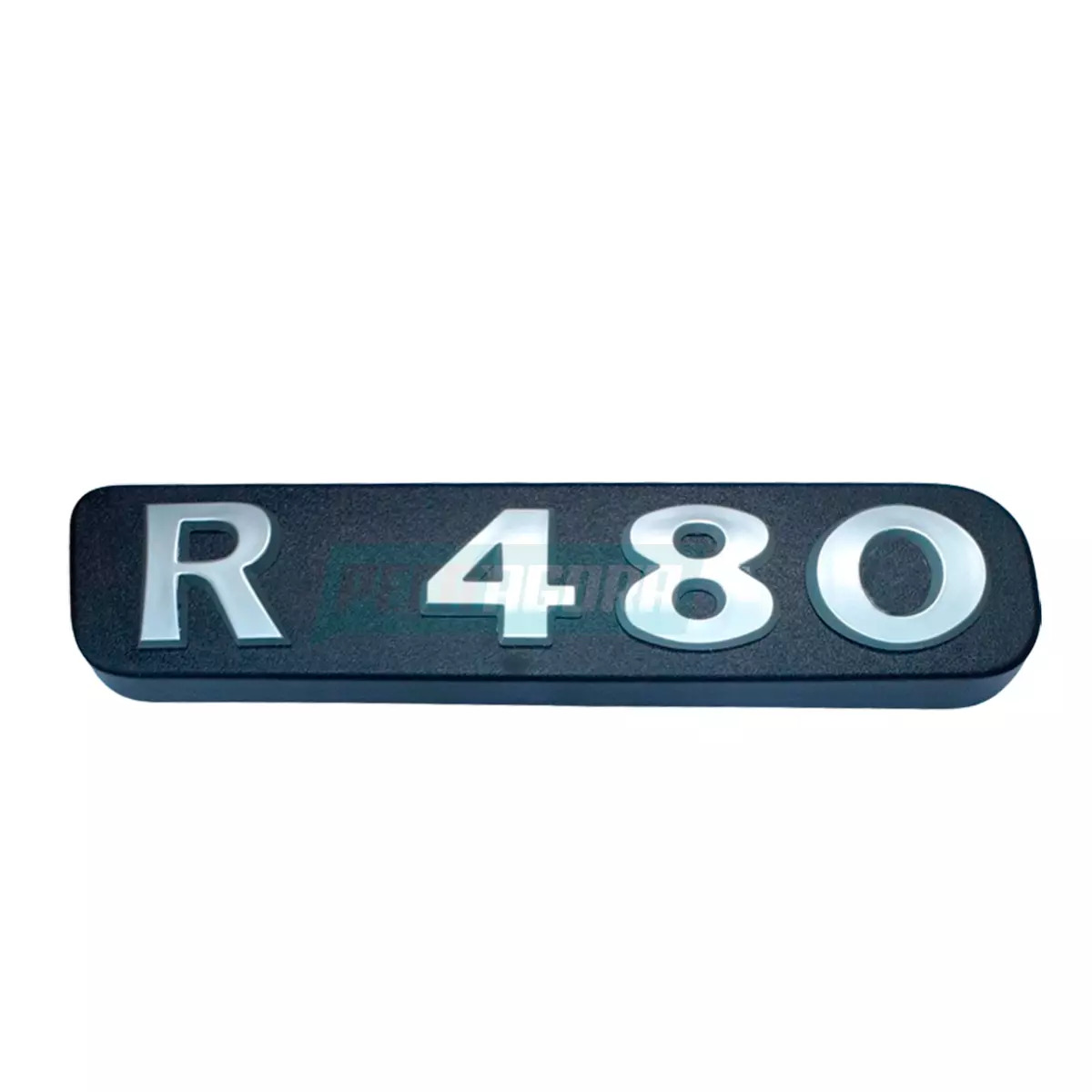 EMBLEMA LETREIRO FRONTAL R480 PARA SCANIA SERIE 6 - 2010... (1890325-V3143M)