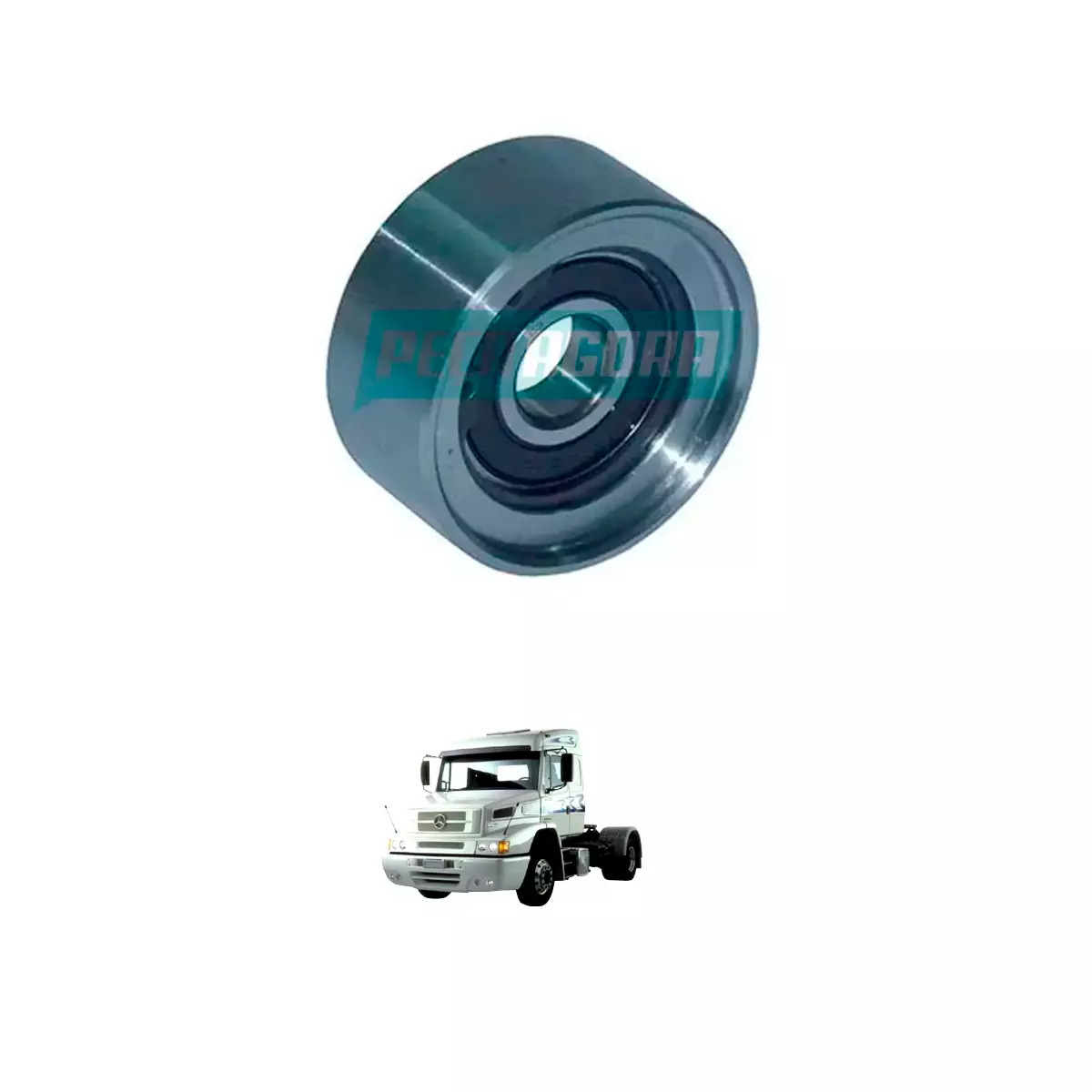 POLIA LISA CORREIA ACO COM ROLAMENTO KOYO MB OM457LA OM904LA 906LA LS1938 712C 9