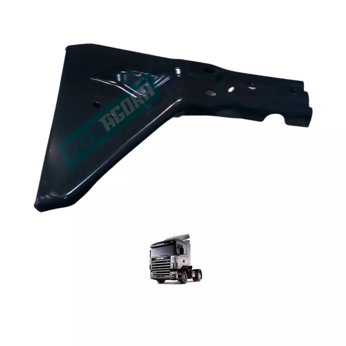 SUPORTE DIANTEIRO CAIXA RODA LD PARA SCANIA SERIE 4 5 DIREITO (1355076)