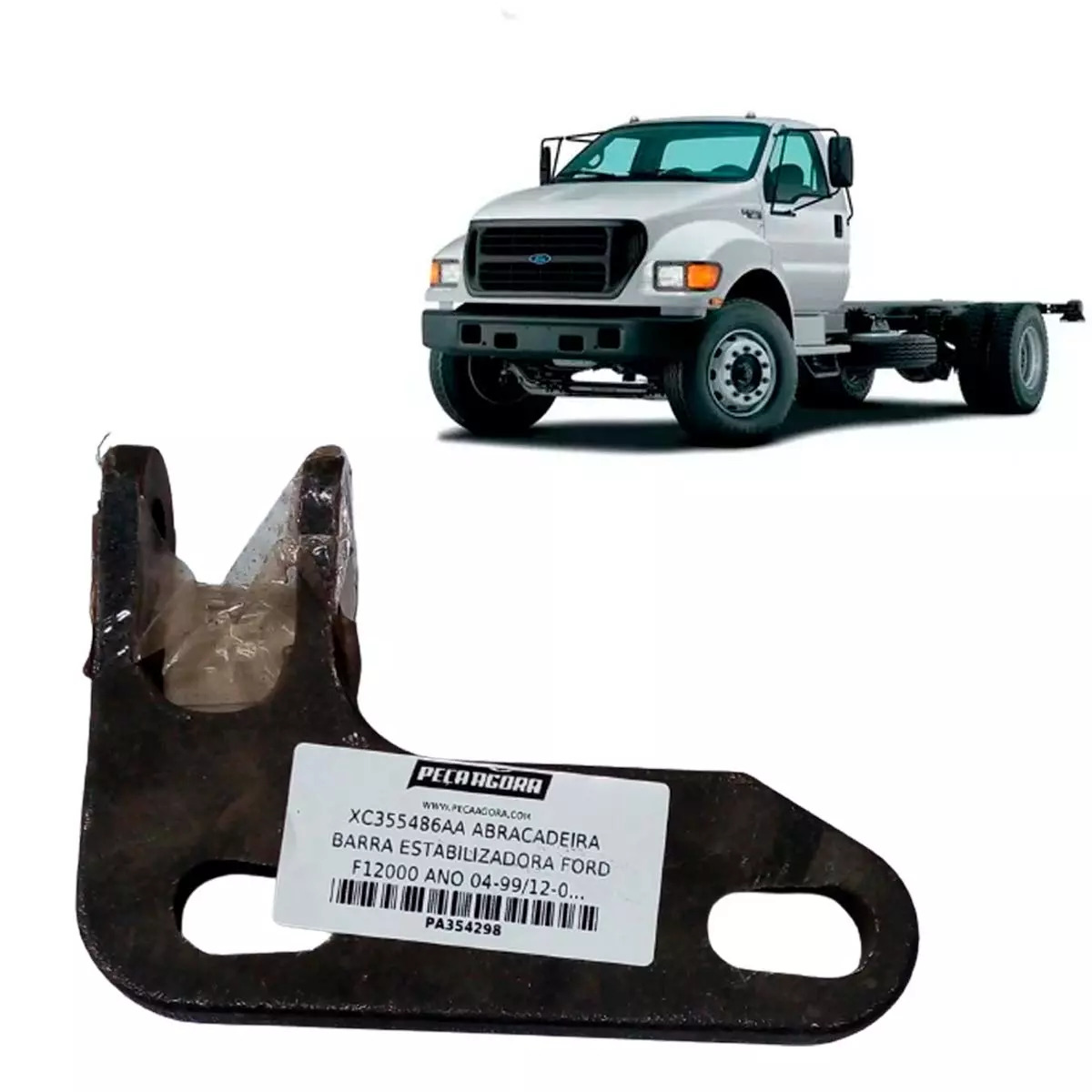 ABRACADEIRA BARRA ESTABILIZADORA FORD F12000 F14000 F16000 99 A 05 (XC355486AA)