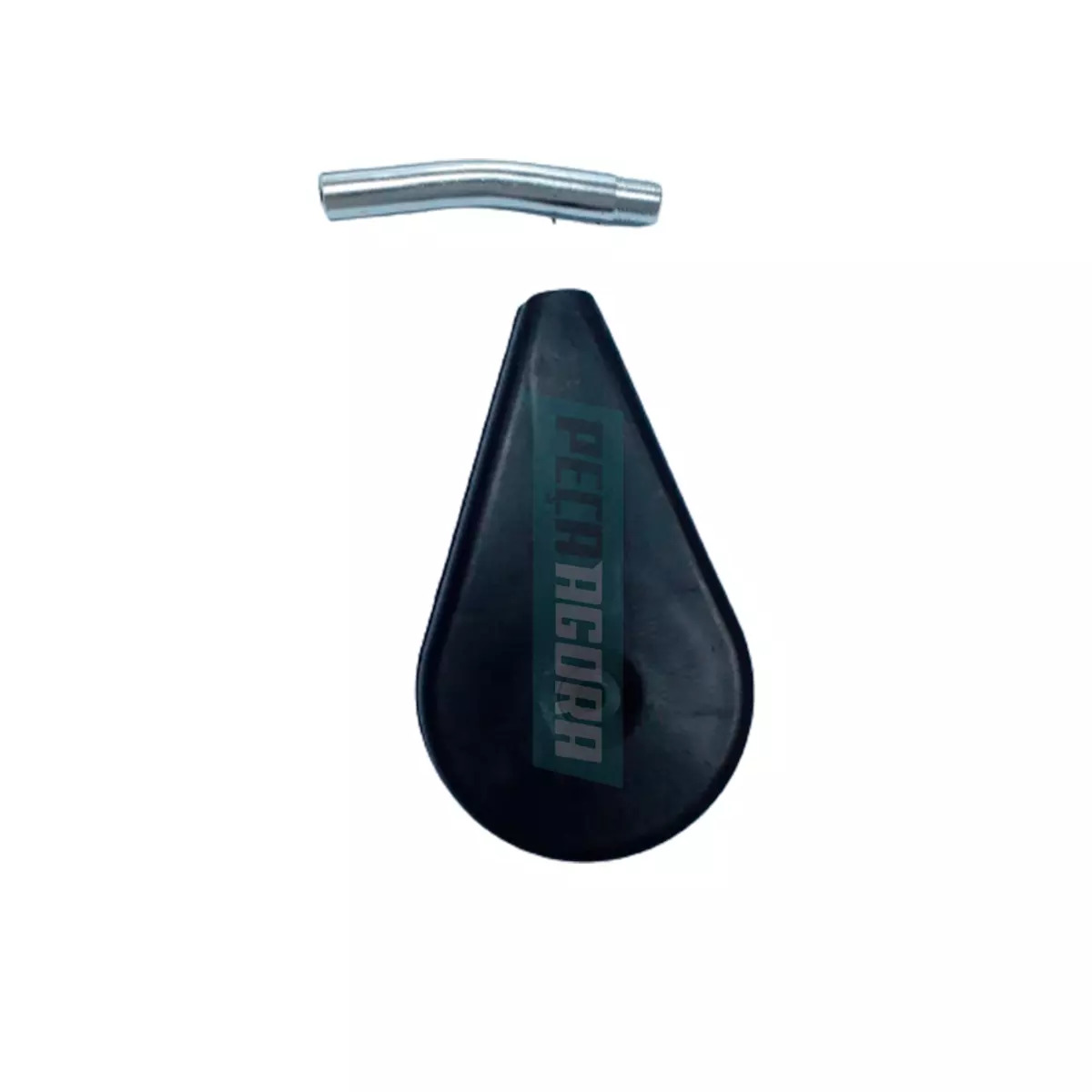 CALOTINHA PRETA PLASTICA CANO MOVEL DIREITO ESQUERDO RODOAR (420911-NF143)