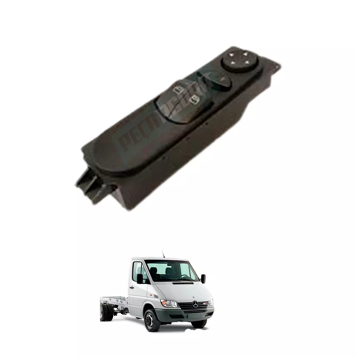 INTERRUPTOR VIDRO ELETRICO LE 3 PLUGS MB SPRINTER 311 415 515 (9065451213])