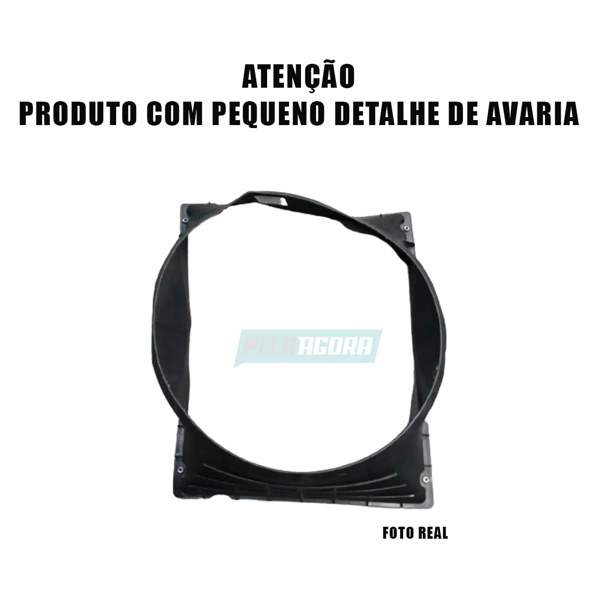 DEFLETOR RADIADOR VOLVO VM  ANTIGO *PRODUTO COM PEQUENO DETALHE DE AVARIA* (2056