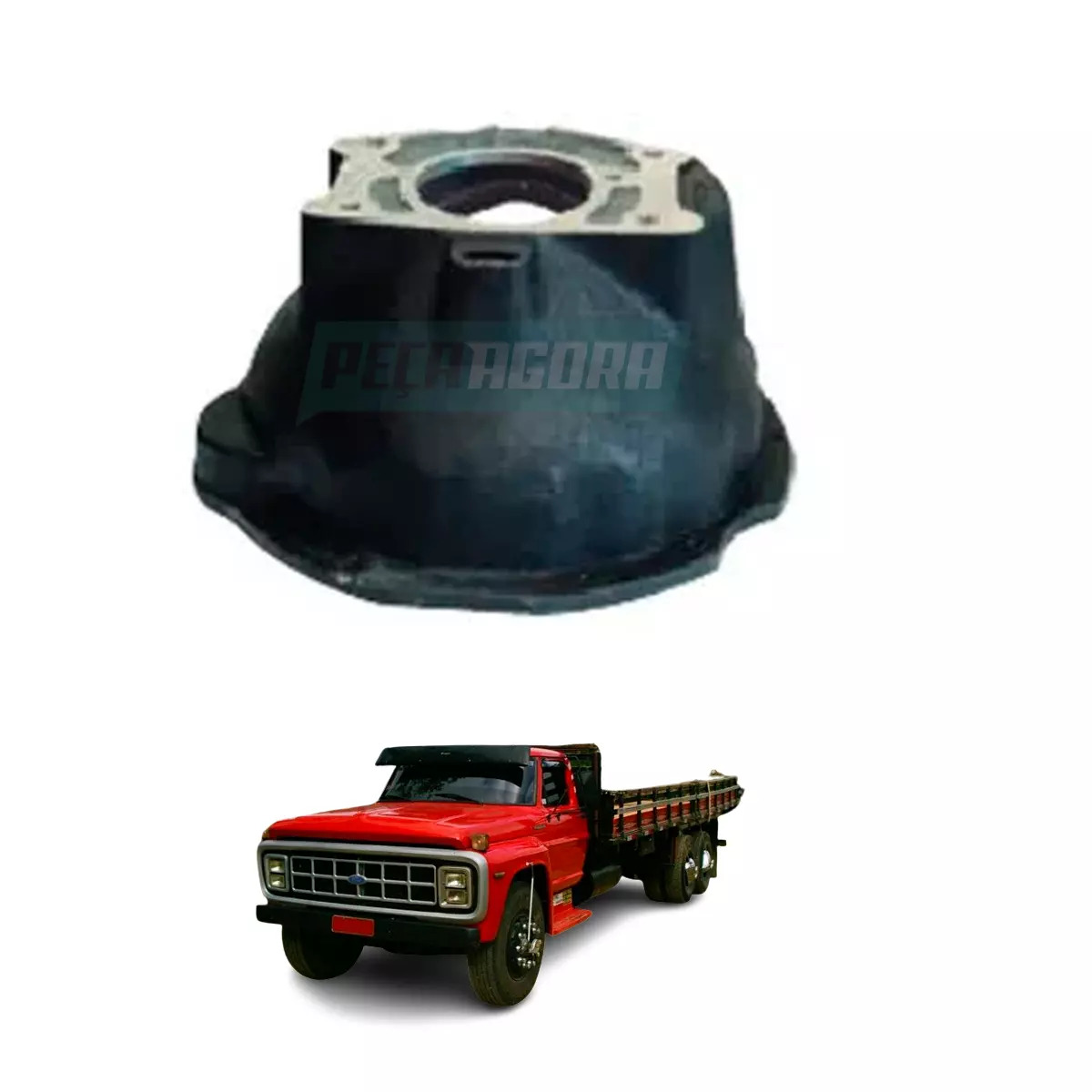 CARCACA EMBREAGEM LADO CÂMBIO MWM 229 6 CIL FORD F600 11000 13000 14000 (75TU75