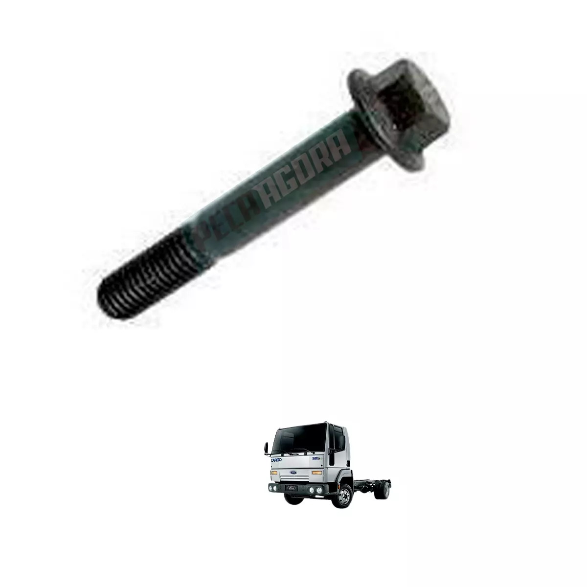 PARAFUSO COLETOR ESCAPE MOTOR CUMMINS ISB 4 E 6 CIL FORD 815E 915E F14000 F16000