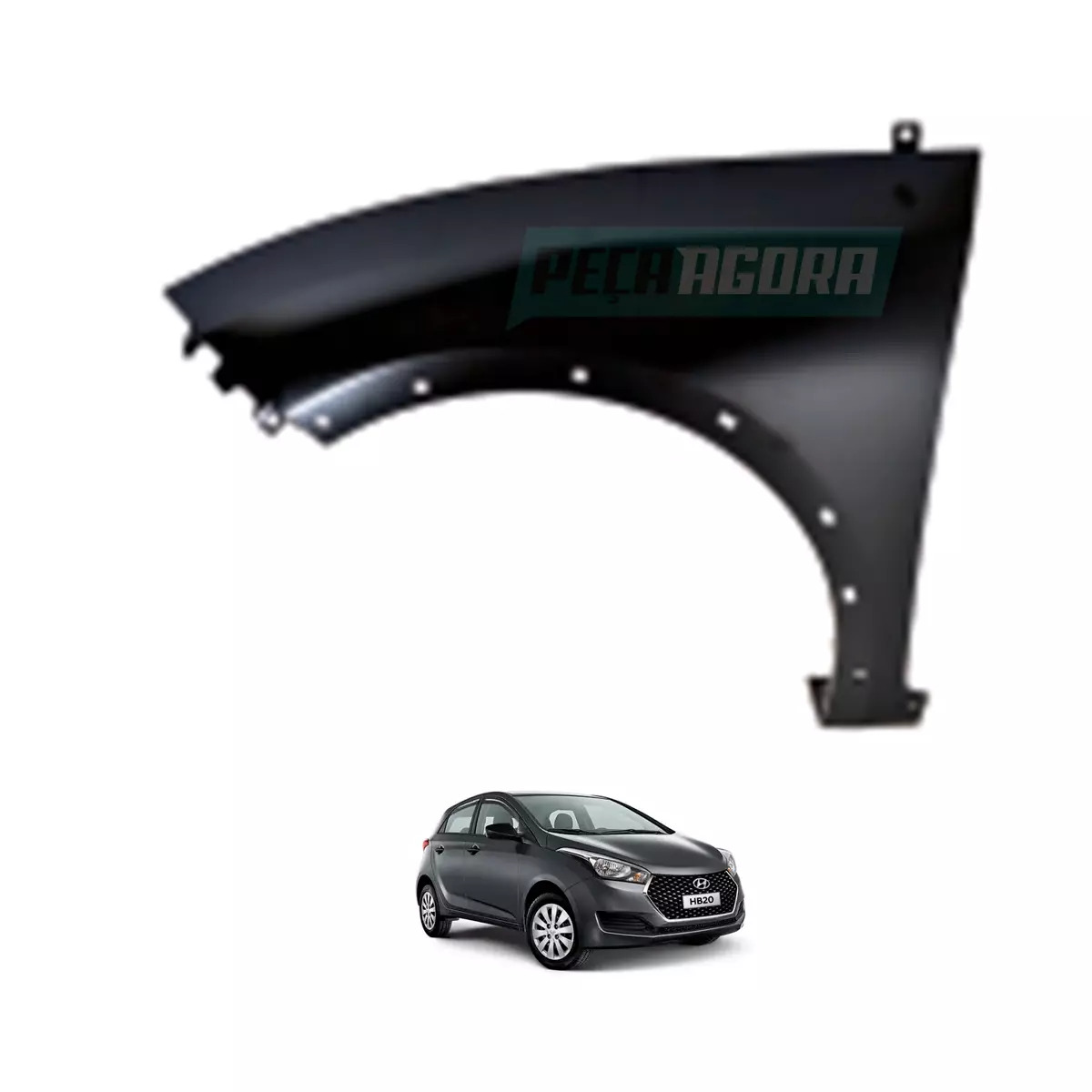 PARALAMA HYUNDAI HB20X LD COM FURO 2012 ATE 2019 (20414)