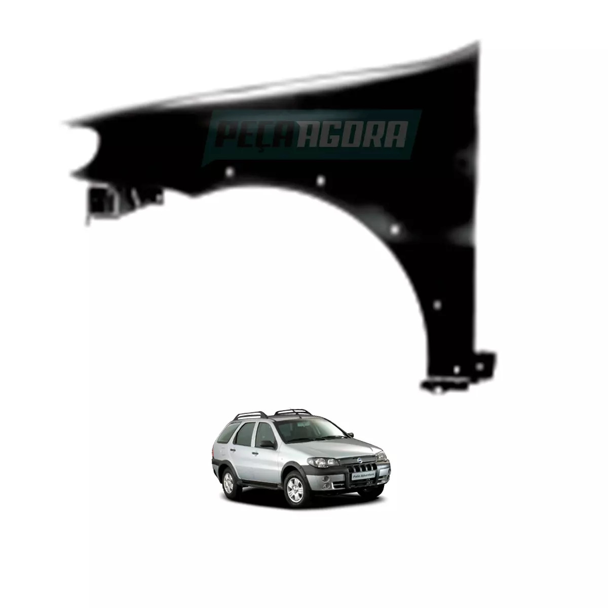 PARALAMA  FIAT ADVENTURE STRADA FLEX LD 2004 ATE 2007 (99444)