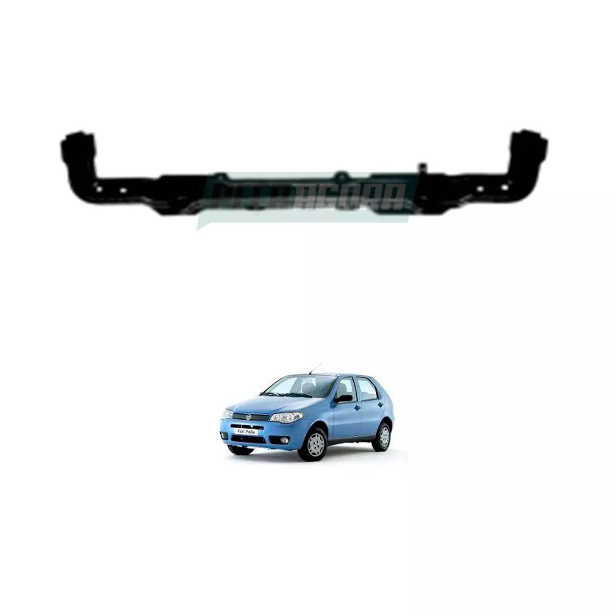TRAVESSA DO RADIADOR FIAT PALIO 2004 ATE 2007 (65915)