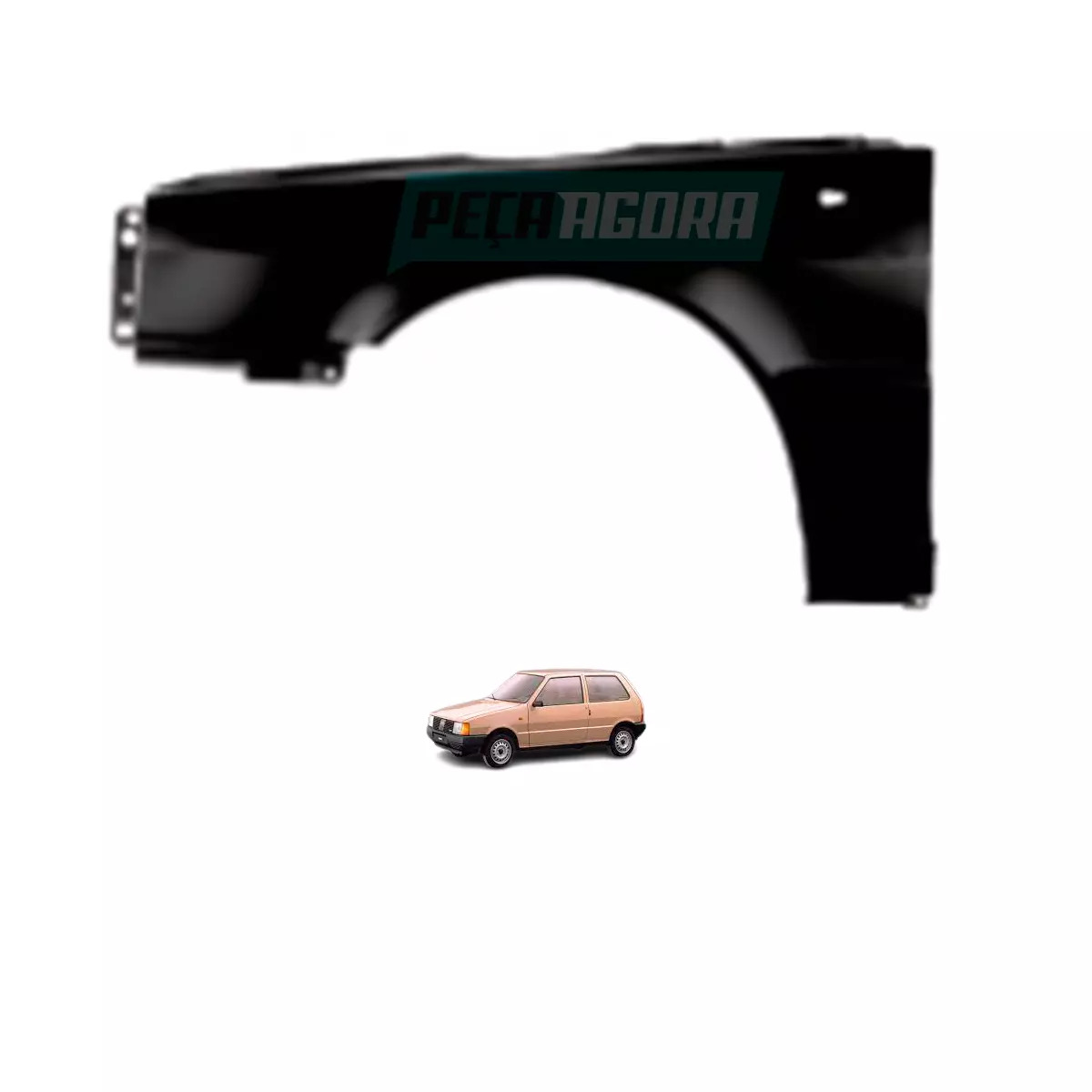 PARALAMA DIREITO FIAT UNO PREMIO ELBA COM FURO PISCA 1984 A 2003 (99420)