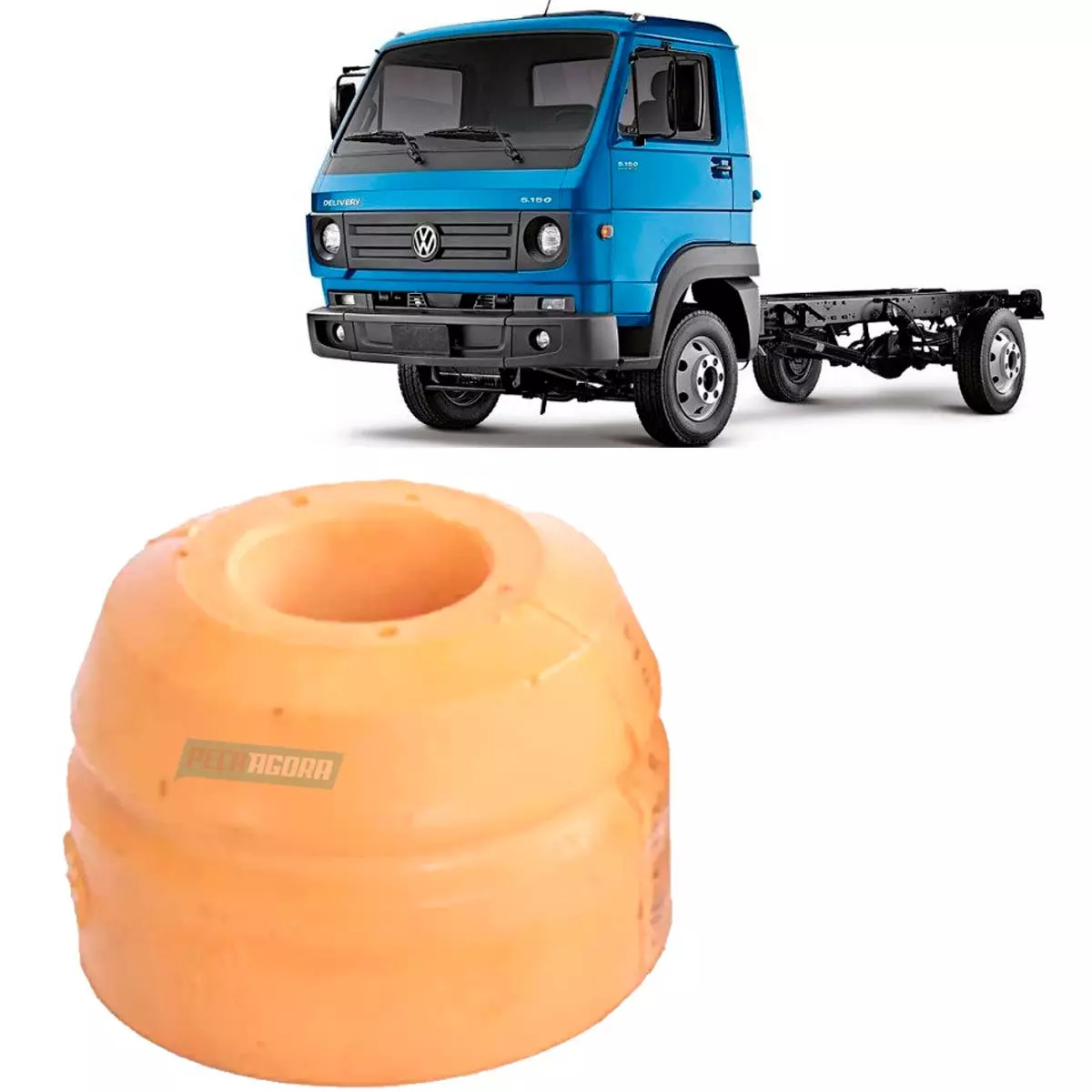 BATENTE INFERIOR CABINE PU VW MAN NOVO DELIVERY 6160 9170 11180 4150 4160 61160 