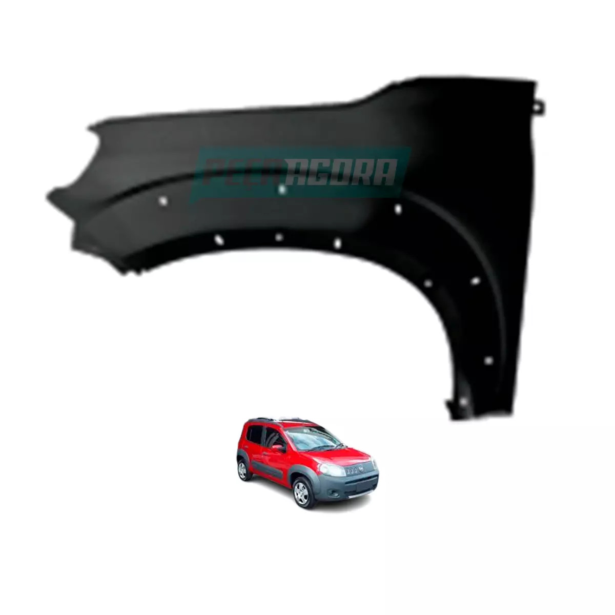 PARALAMA DIREITO FIAT UNO WAY 2010 2011 2012 2013 2014 (99470)