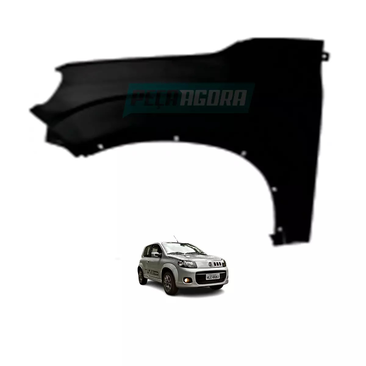 PARALAMA DIREITO FIAT UNO SPORTING 2011 A 2018 (99472)