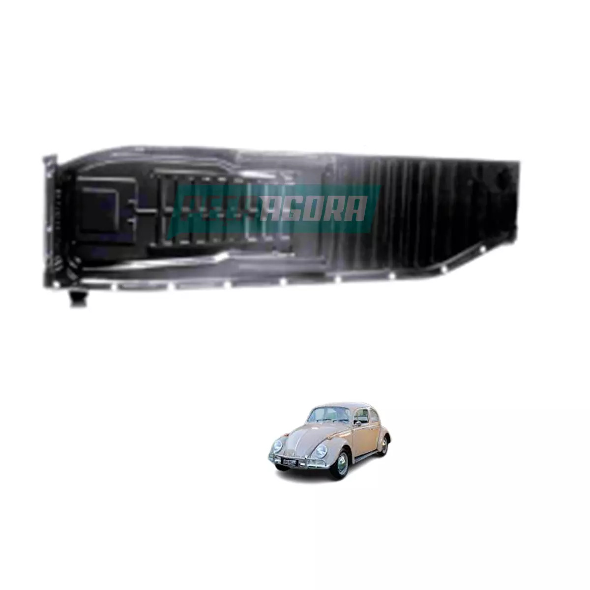 ASSOALHO LE DO FUSCA COMPLETO 1977 ADIANTE (1004)