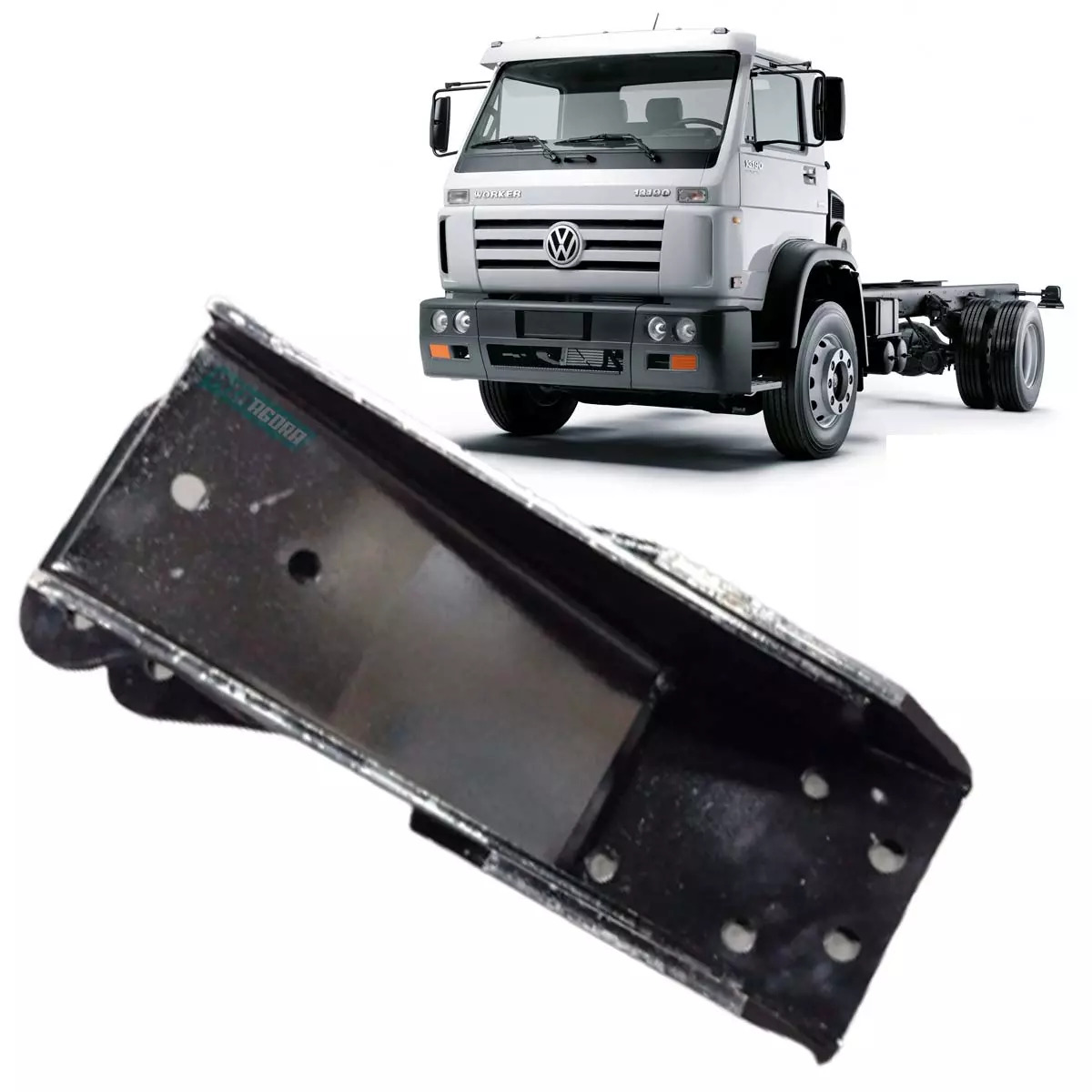 SUPORTE FIXACAO MOTOR ESQ VW 13190 15190 13170 15170 17300 24220 26300 40300 (2V