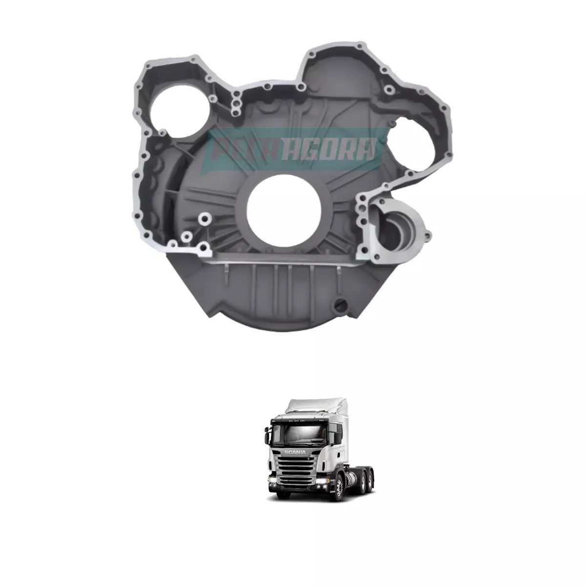 CAPA SECA MOTOR SC 124 COM BOMBA INJETORA 360HP (1428695 1404461)