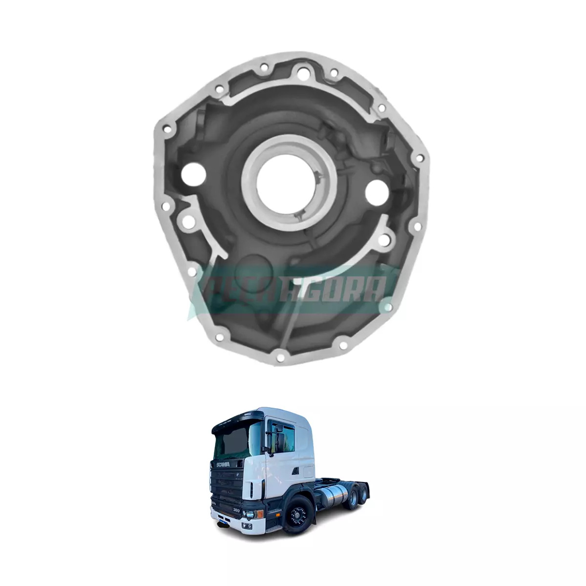 CAIXA SELETORA CAMBIO 6 E 8 M SCANIA 113/124 GR801/900 GRS900 (132843)