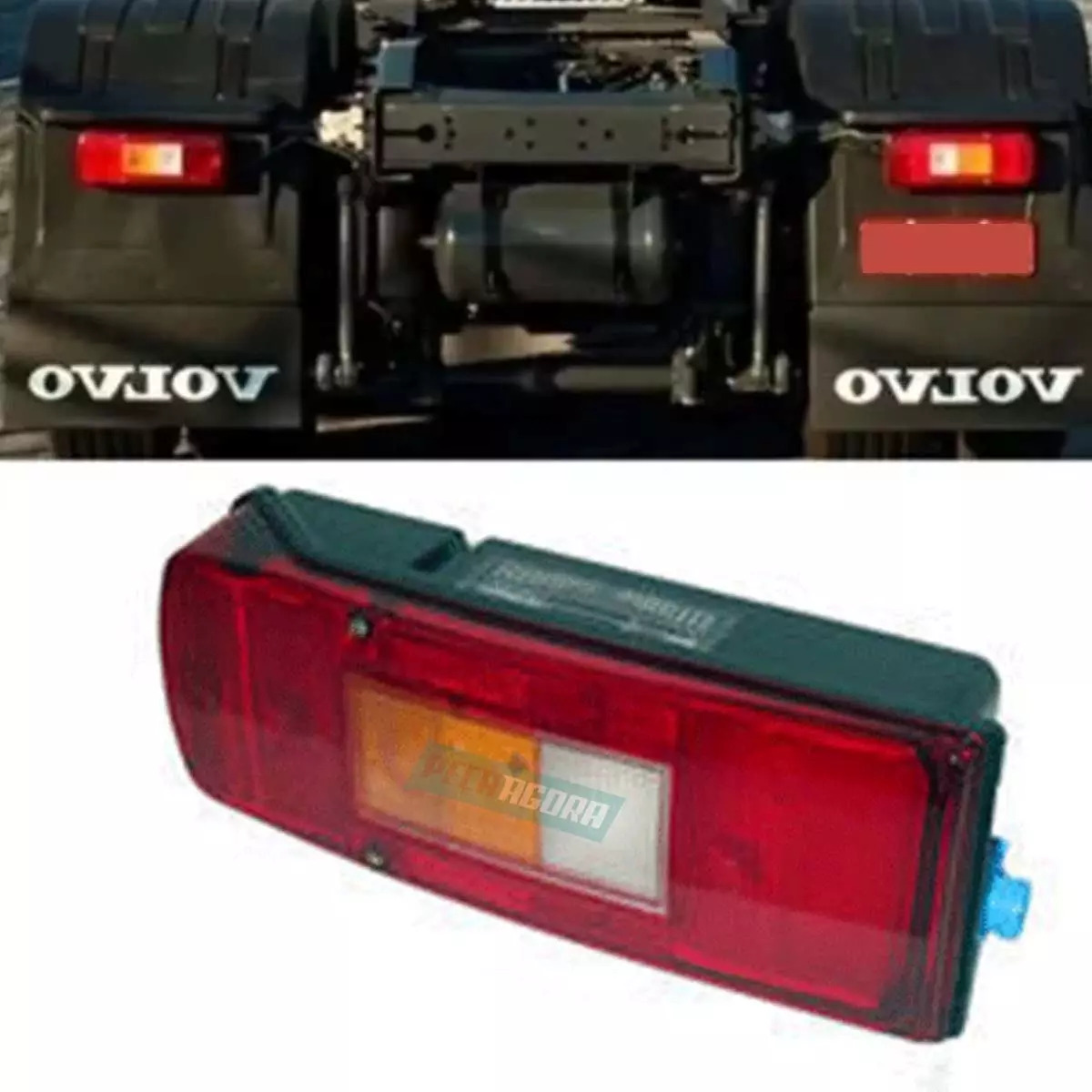 LANTERNA TRASEIRA ESQUERDA VOLVO VM23 FH FM NH12 2004 EM DIANTE COM VIGIA COM CO