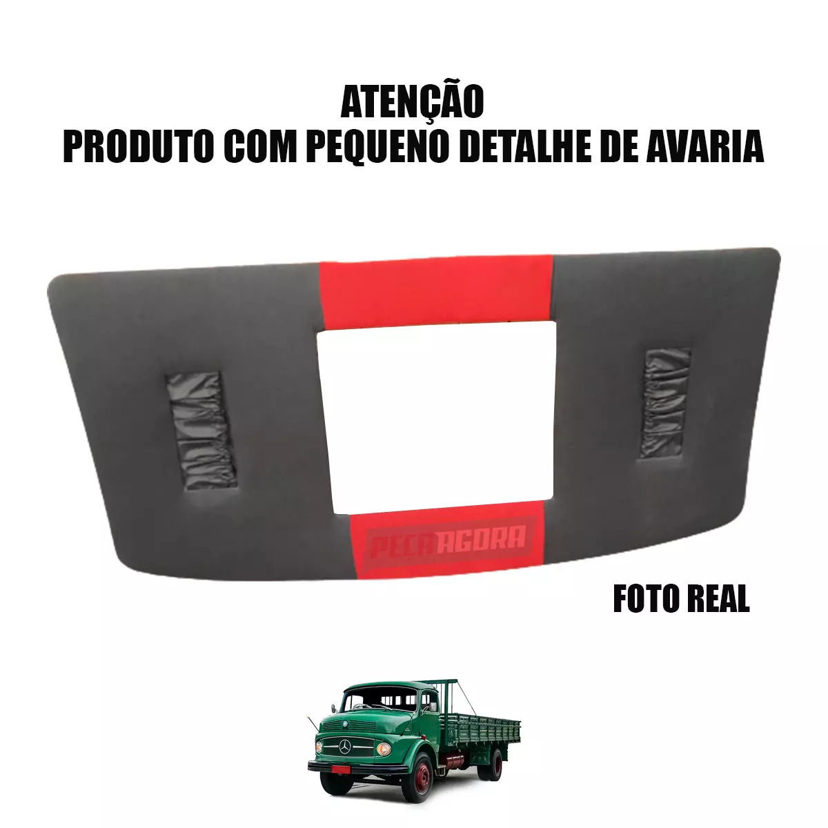 FORRO TETO COM BOLSA MB 1113 CABINE ALTA *PRODUTO COM PEQUENO DETALHE DE AVARIA*