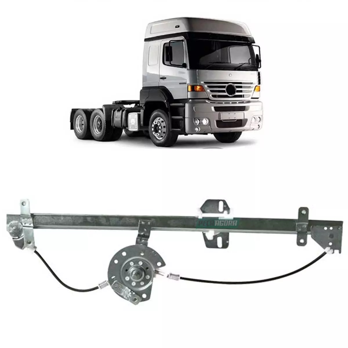 MAQUINA VIDRO MANUAL DIR PINO LONGO MB 1938S ATEGO AXOR 06 EM DIANTE DIREITO (97